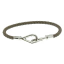 エルメス(Hermes) ジャンボ レザー,メタル 無し チャームブレスレット エトゥープ【中古】
