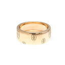 カルティエ(Cartier) ハッピーバースデー リング LM K18ピンクゴールド(K18PG) ファッション 無し バンドリング ピンクゴールド(PG)【中古】