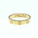 カルティエ(Cartier) ミニラブ リング B4085051 K18イエローゴールド(K18YG) ファッション 無し バンドリング ゴールド【中古】