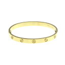 カルティエ(Cartier) ラブブレス B6035500 K18イエローゴールド(K18YG) 無し チャームブレスレット ゴールド【中古】