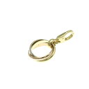 カルティエ(Cartier) ゴールド 無し ネックレスチャーム ピンクゴールド(PG),シルバー,イエローゴールド(YG) トリニティチャーム【中古】