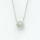 ティファニー(Tiffany) プラチナ ダイヤモンド メンズ,レディース ファッション ペンダントネックレス (シルバー) オープンサークル ネックレス ミニ...