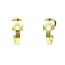 カルティエ(Cartier) ベビーラブ ピアス 無し K18イエローゴールド(K18YG) ハーフフープピアス ゴールド【中古】