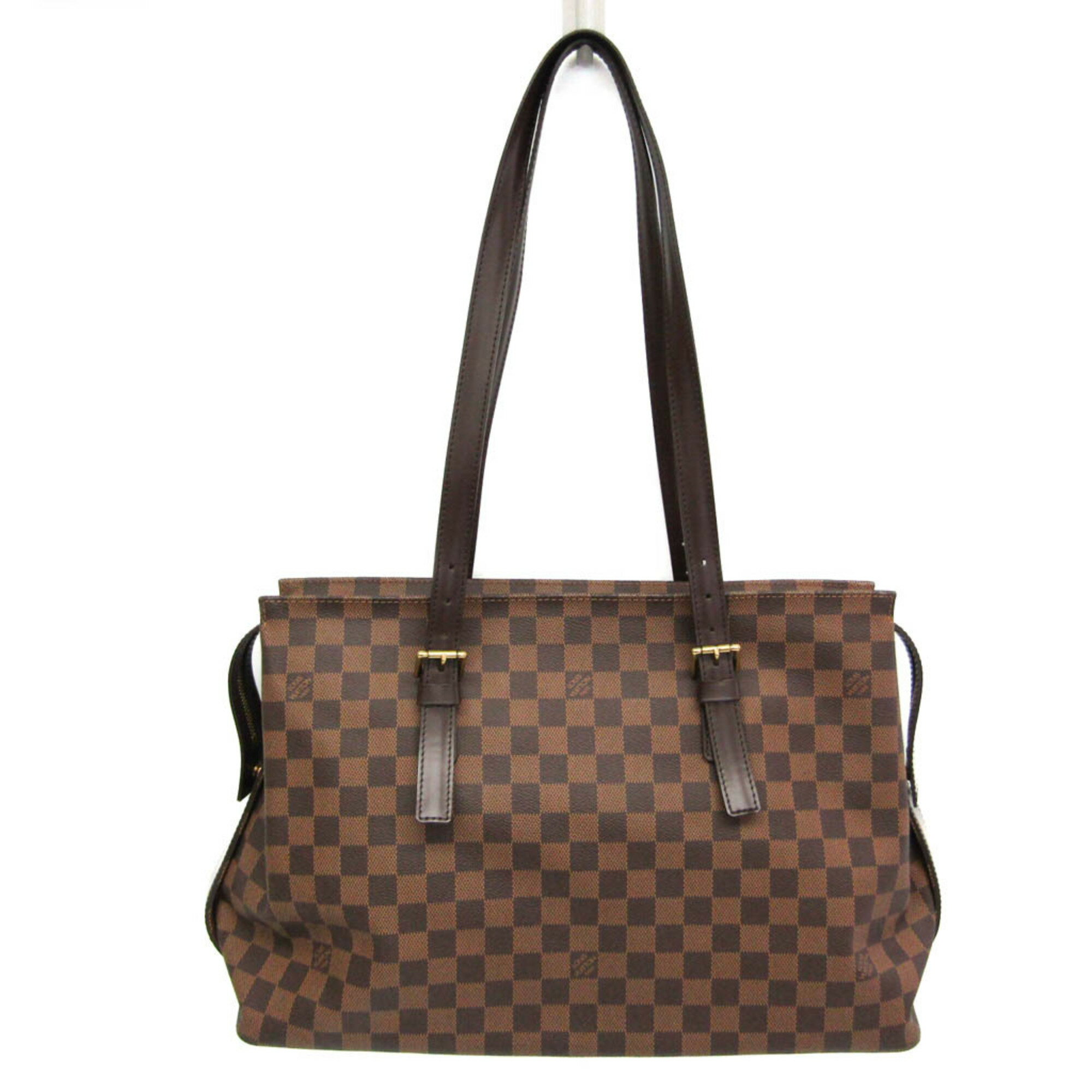 Rakuten - ルイ・ヴィトン(Louis Vuitton) ダミエ チェルシー N51119 レディース ショルダーバッグ エベヌ【中古】