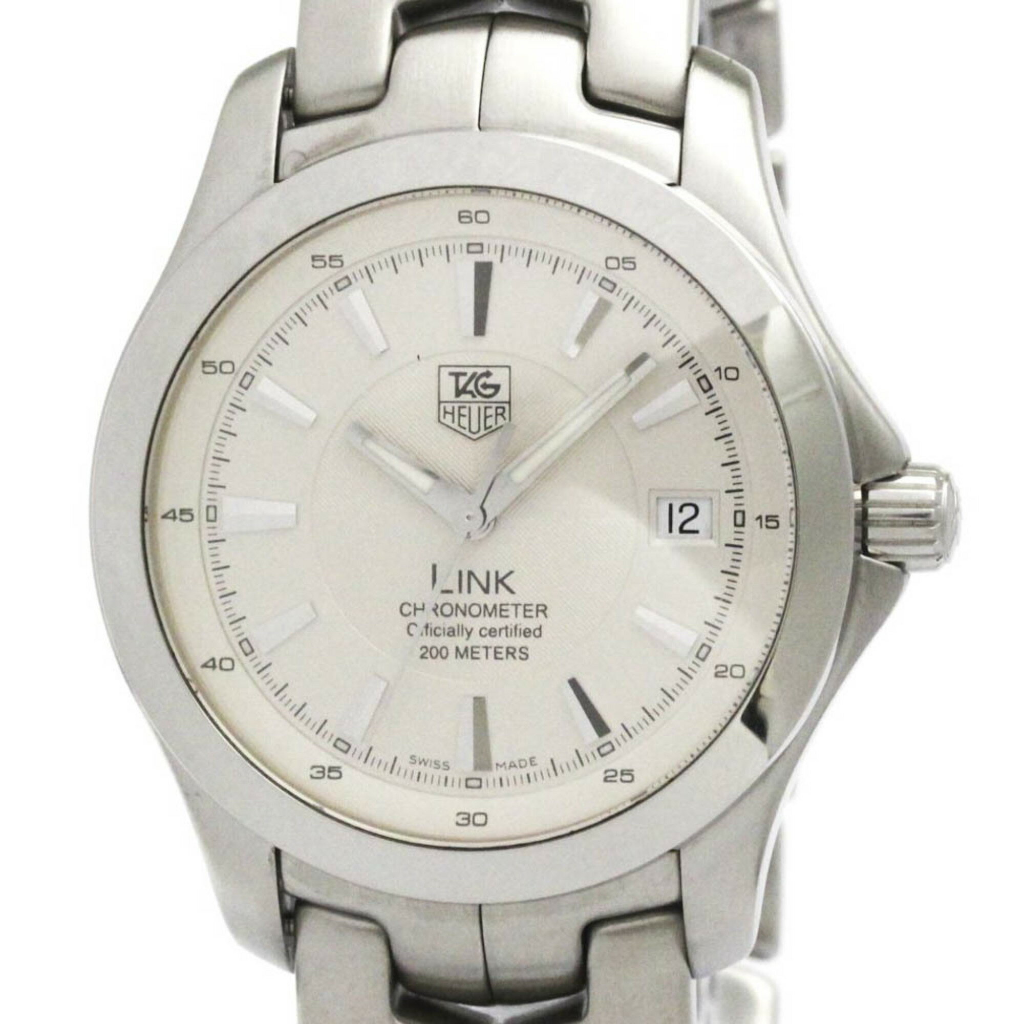 タグホイヤー (TAG HEUER) リンク クロノメーター ステンレススチール 自動巻き メンズ 時計 WJF5111 (外装仕上げ済み)【中古】