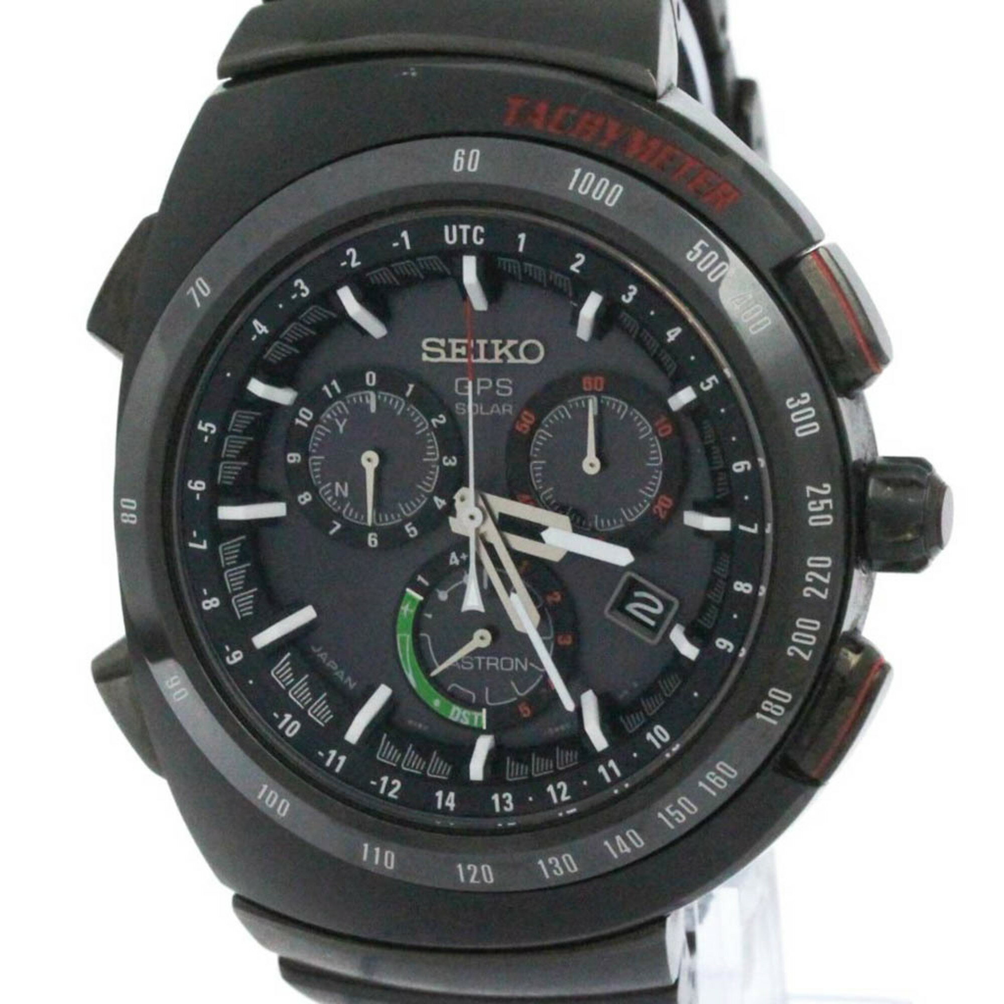 セイコー (SEIKO) アストロン ジウジアーロ デザイン 2017 限定 セラミック チタン ソーラー GPS メンズ 時計 SBXB121(8X82-0AP0)【中古】