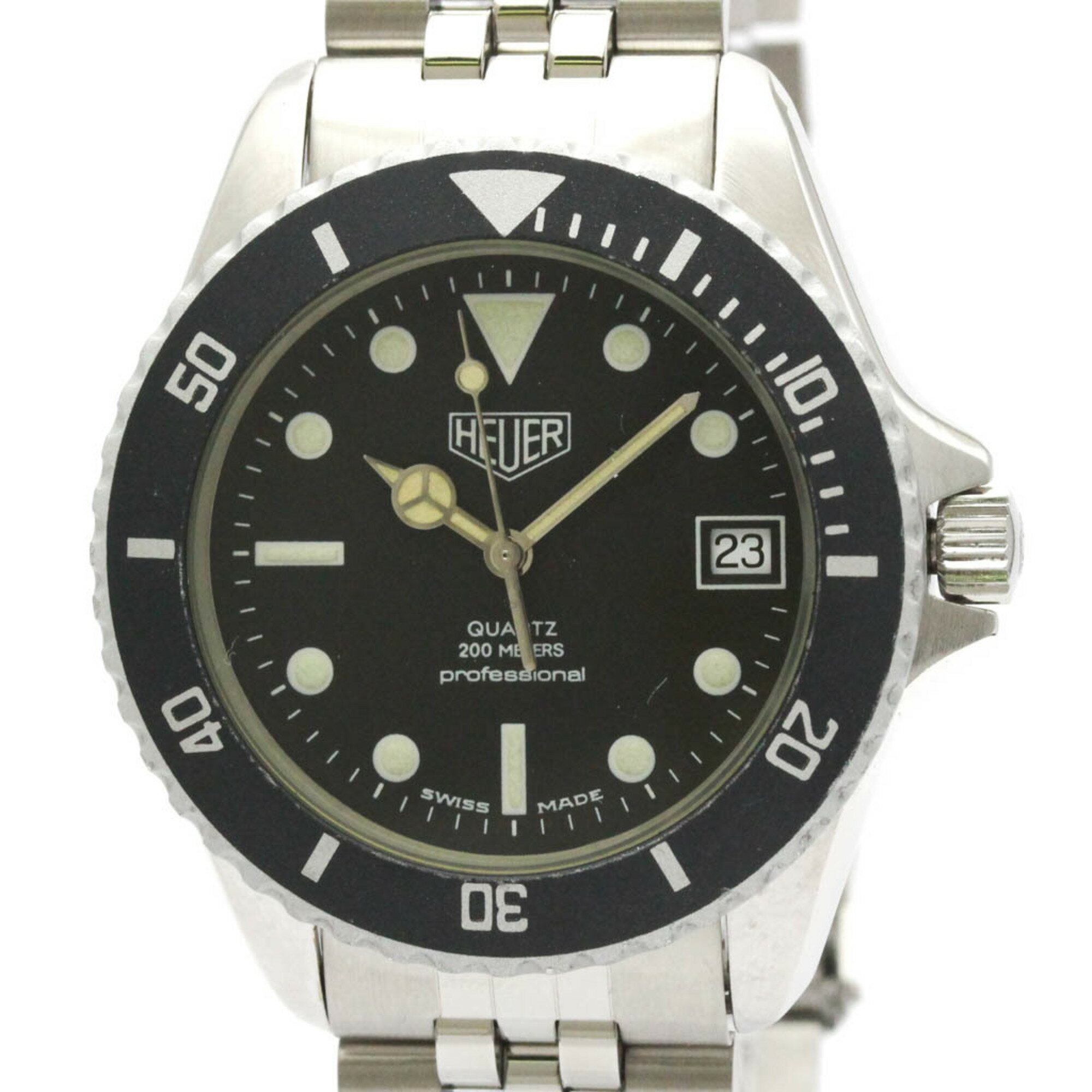 タグ・ホイヤー(Tag Heuer) 1000シリーズ クォーツ ステンレススチール(SS) メンズ スポーツ 980.033【中古】