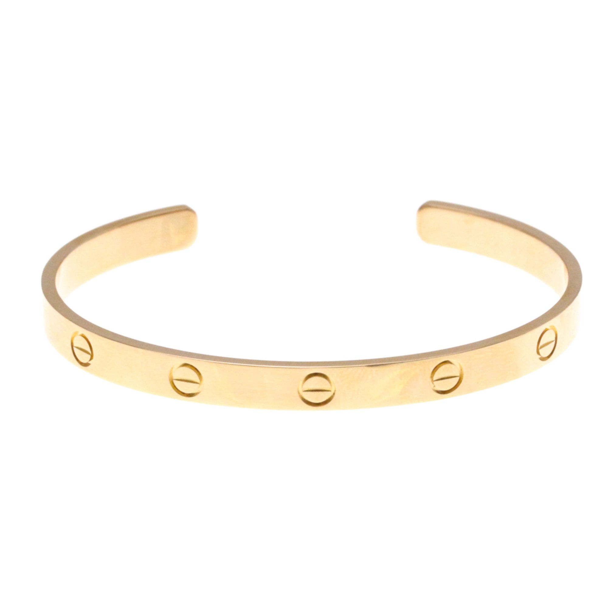 カルティエ(Cartier) ラブブレス オープン K18ピンクゴールド(K18PG) 無し バングル ピンクゴールド(PG)【中古】