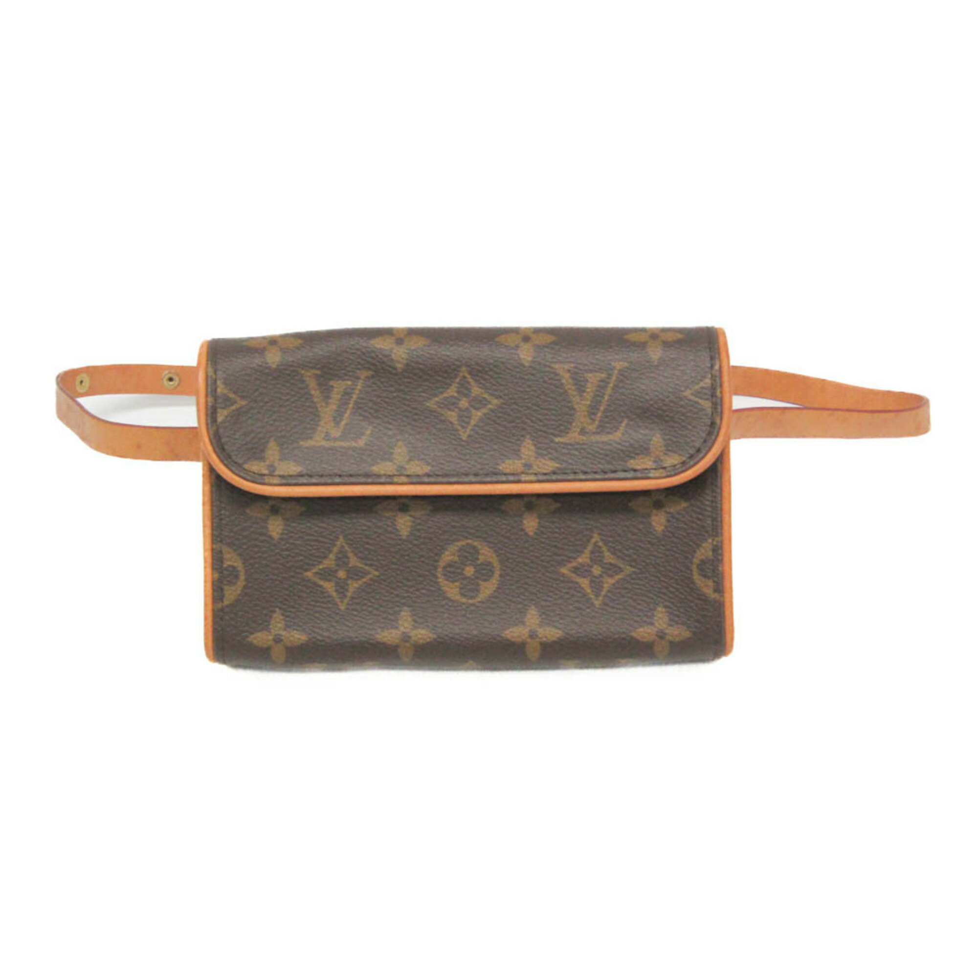 ルイ・ヴィトン(Louis Vuitton) モノグラム ポシェット・フロランティーヌ XSサイズベルト M51855 レディース ウエストバッグ ブラウン【中古】