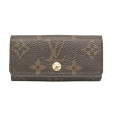 ルイ・ヴィトン(Louis Vuitton) モノグラム ミュルティクレ4 M69517 メンズ,レディース モノグラム キーケース ブラウン【中古】