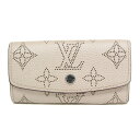 ルイ・ヴィトン(Louis Vuitton) マヒナ ミュルティクレ4 M80990 メンズ,レディース レザー キーケース ピンクベージュ【中古】