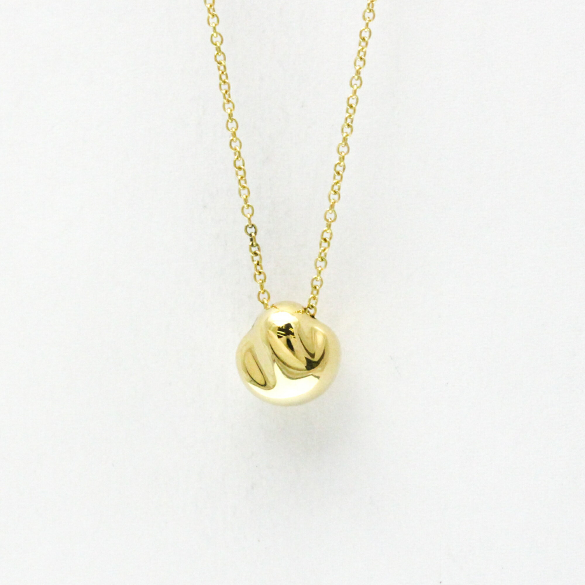 ティファニー(Tiffany) K18イエローゴールド(K18YG) 無し メンズ,レディース ファッション ペンダントネックレス (ゴールド) ナゲット ネックレス【中古】