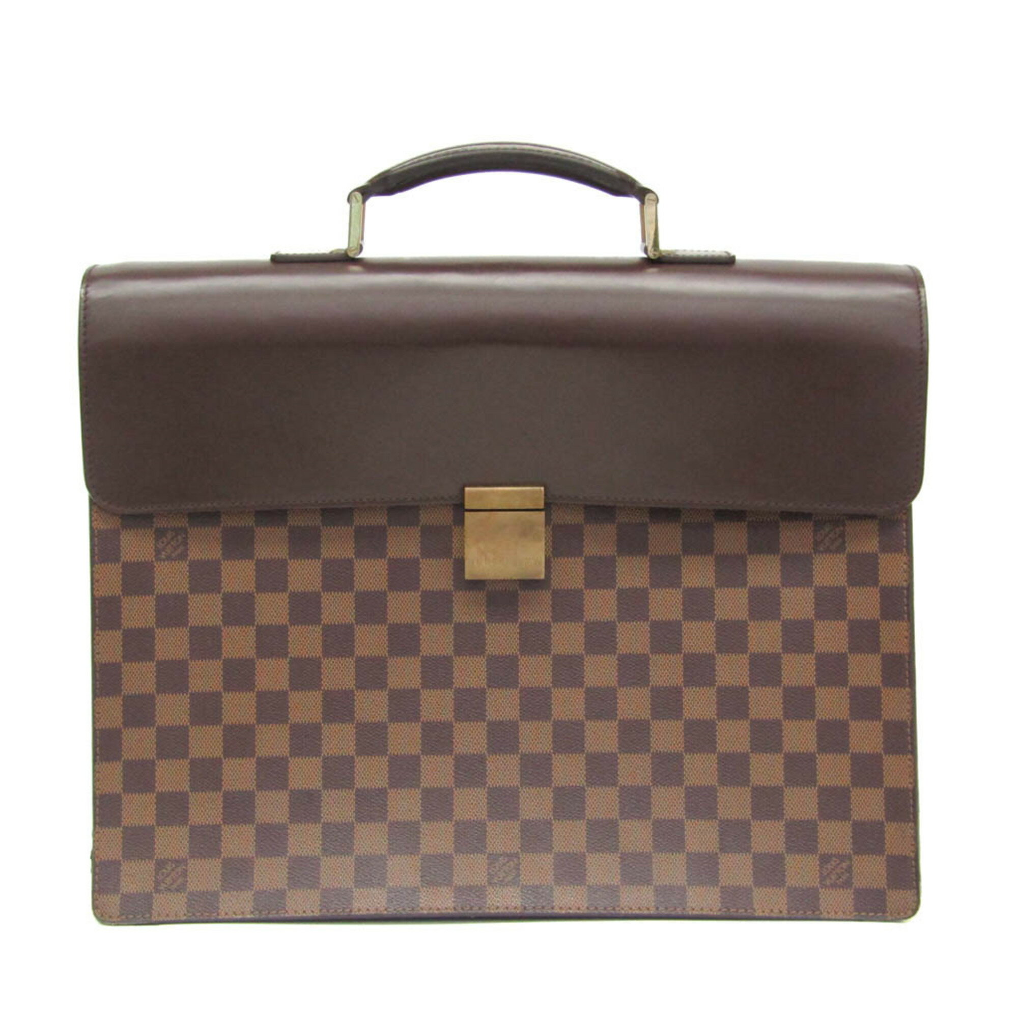 ルイ・ヴィトン(Louis Vuitton) ダミエ アルトナGM N53312 メンズ ブリーフケース エベヌ【中古】