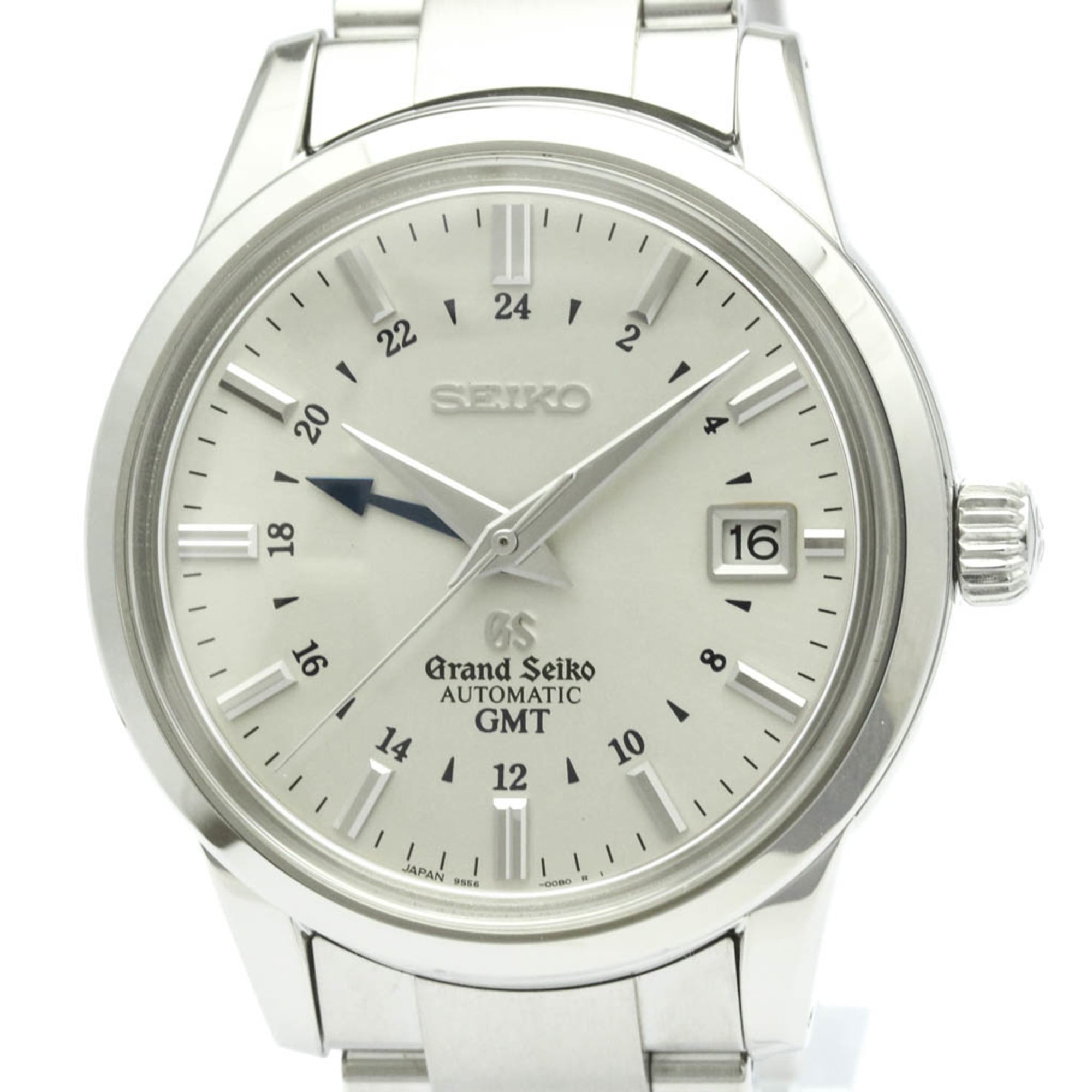 グランドセイコー (GRAND SEIKO) メカニカル GMT ステンレススチール 自動巻き メン ...