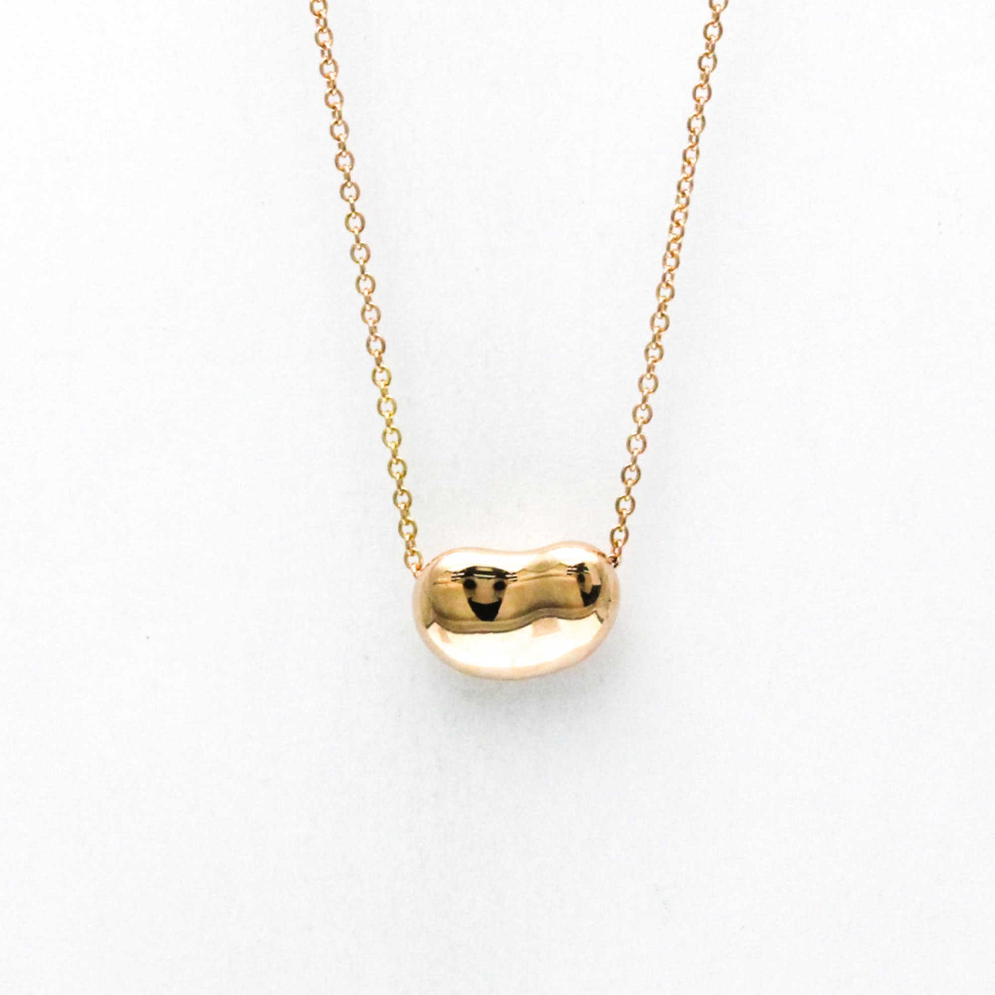 ティファニー(Tiffany) ビーン K18イエローゴールド(K18YG) 無し レディース,メンズ ファッション ペンダントネックレス (ゴールド)【中古】