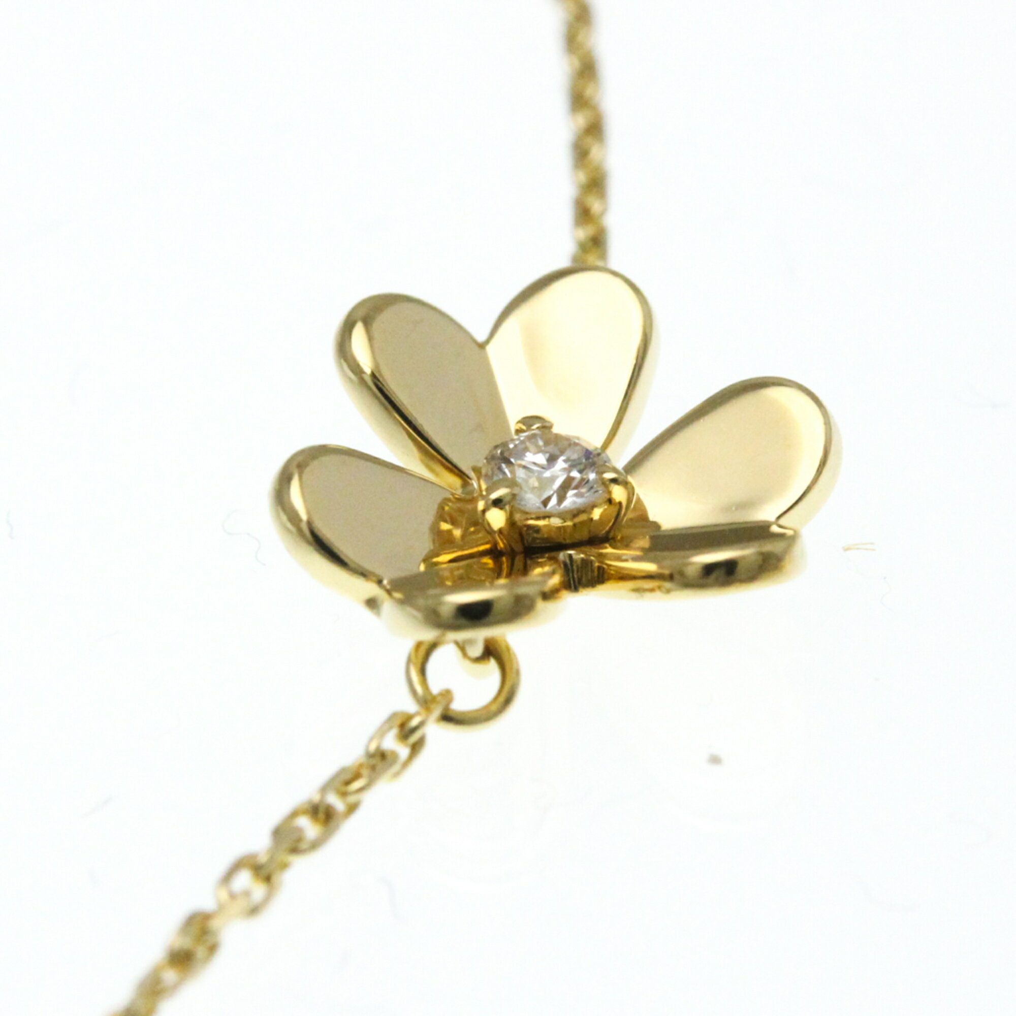 ヴァン・クリーフ＆アーペル(Van Cleef & Arpels) フリヴォル ミニ ブレスレット K18イエローゴールド(K18YG) ダイヤモンド チャームブレスレット ゴールド【中古】