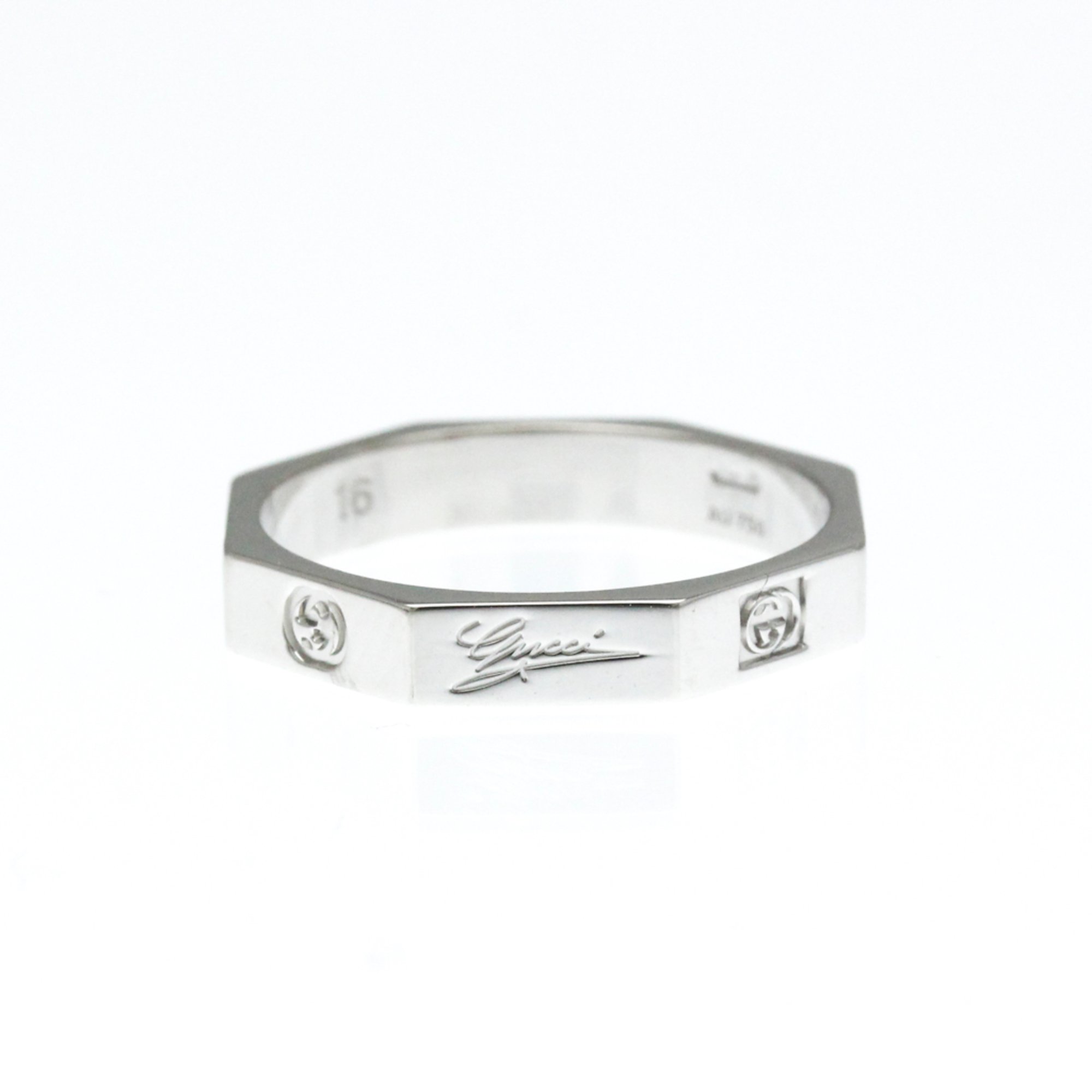 グッチ(Gucci) オクタゴナル リング K18ホワイトゴールド(K18WG) ファッション 無し バンドリング シルバー 基本情報 [ブランド名]: グッチ(Gucci) [モデル]: オクタゴナル リング [製造国]: イタリア デザ...