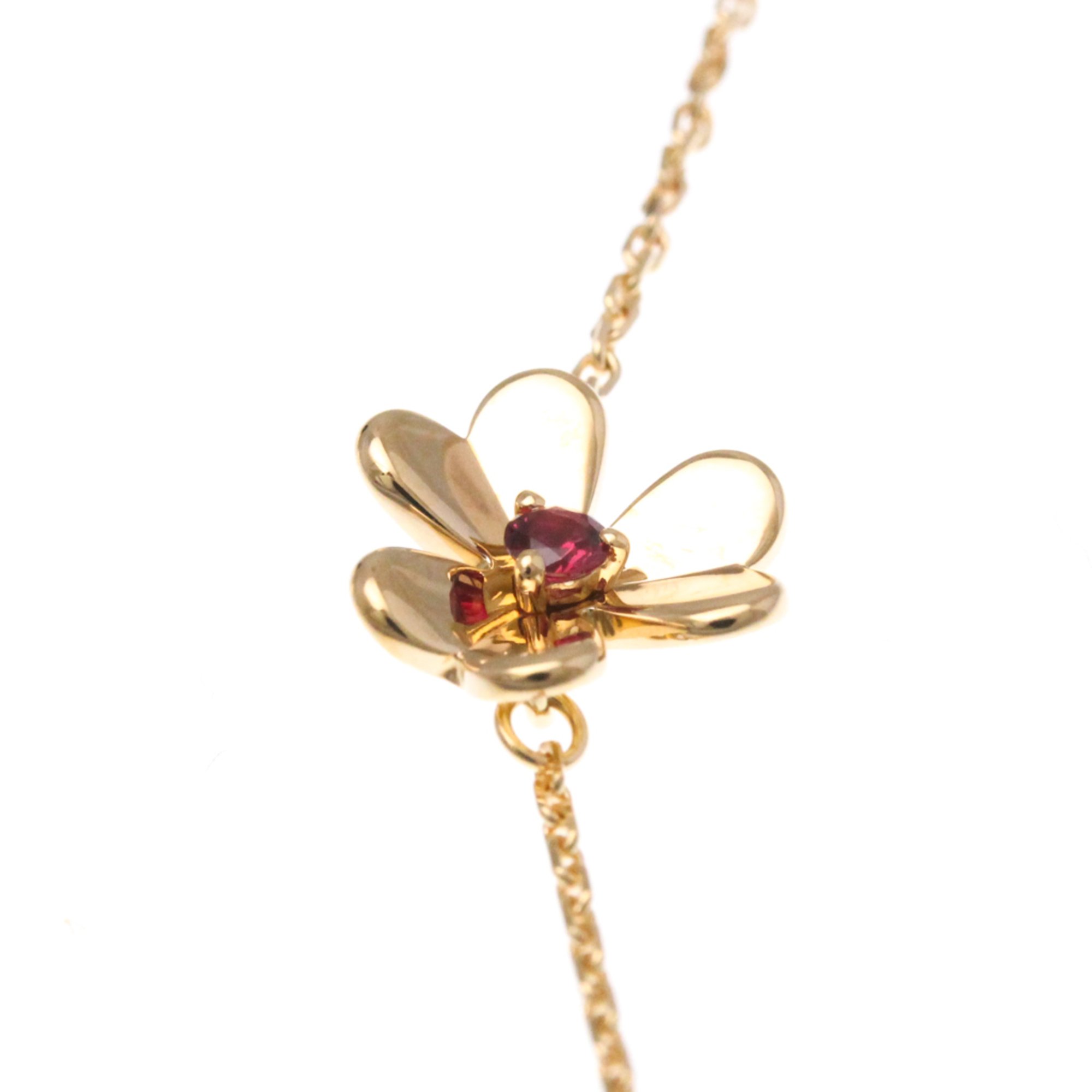 ヴァン・クリーフ＆アーペル(Van Cleef & Arpels) フリヴォル ミニ ルビー ブレスレット VCARP7S900 K18ピンクゴールド(K18PG) ルビー チャームブレスレット【中古】