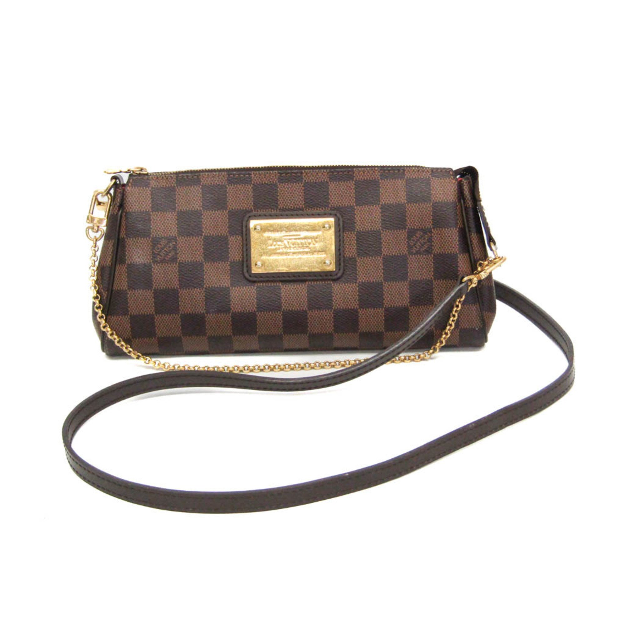 Rakuten - ルイ・ヴィトン(Louis Vuitton) ダミエ エヴァ N55213 レディース ハンドバッグ,ショルダーバッグ ブラウン,エベヌ【中古】