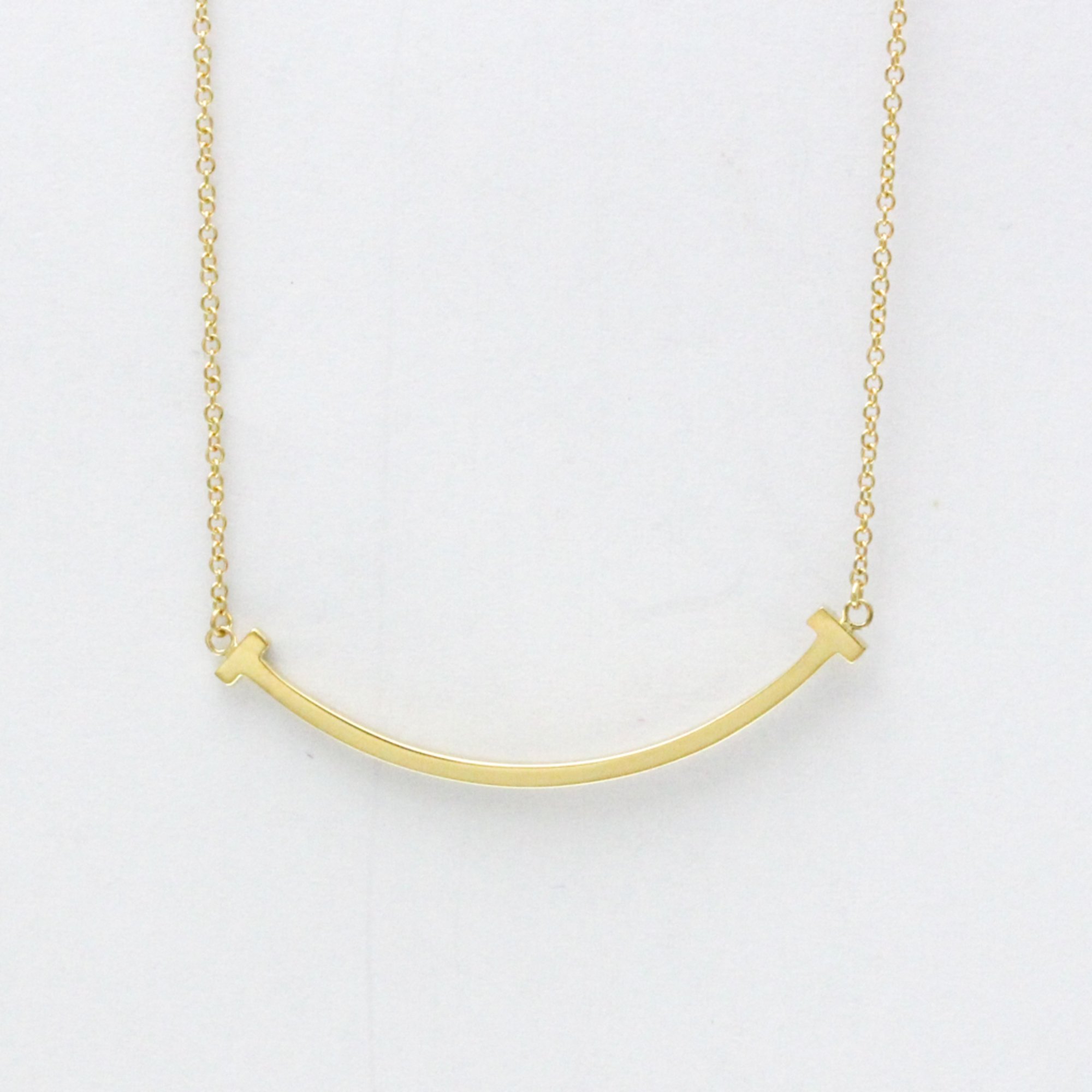 ティファニー(Tiffany) K18イエローゴールド(K18YG) ダイヤモンド メンズ,レディース ファッション ペンダントネックレス (ゴールド) ダブルドロップ ハート ネックレス【中古】