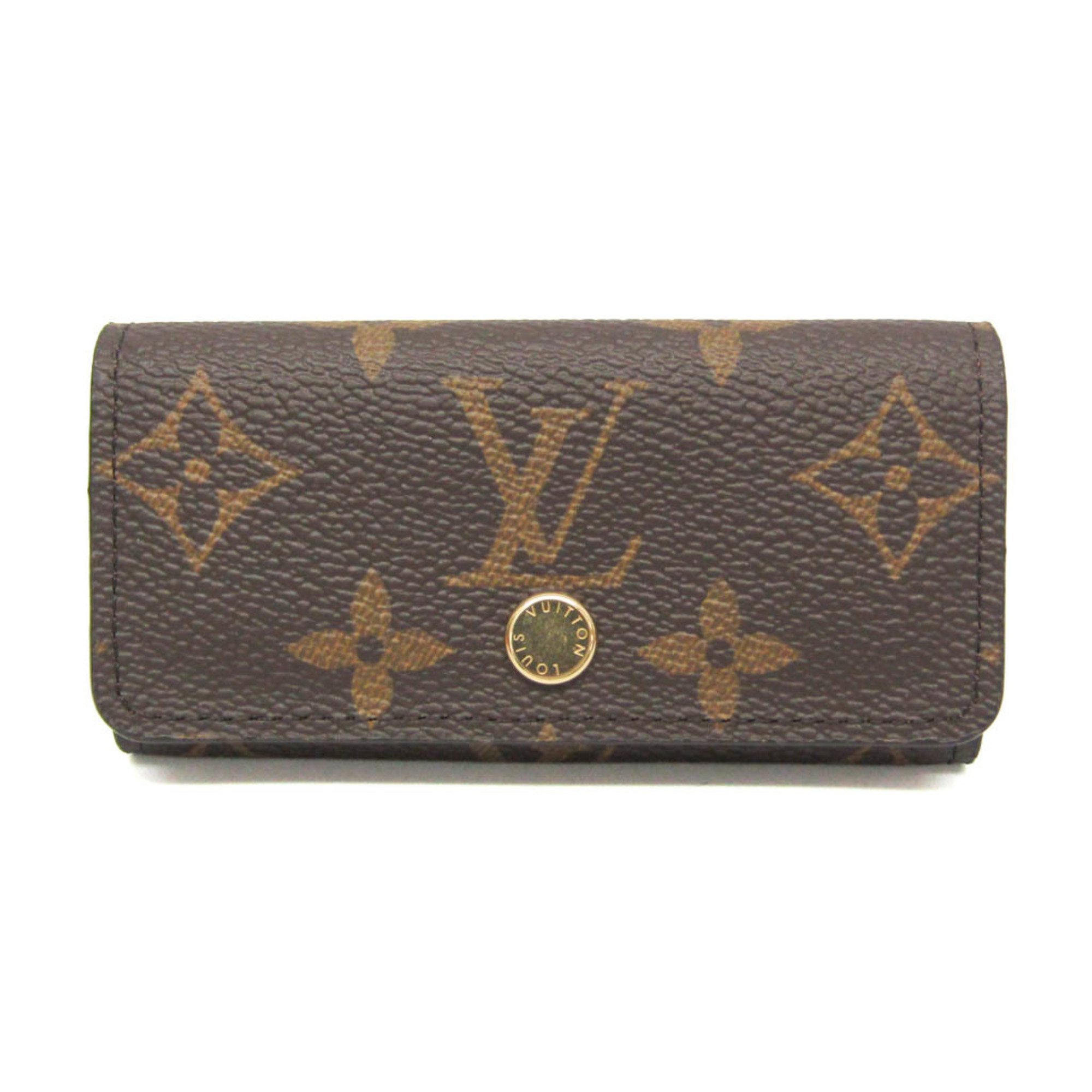 ルイ・ヴィトン(Louis Vuitton) モノグラム ミュルティクレ4 M62631 メンズ,レディース モノグラム キーケース ブラウン【中古】