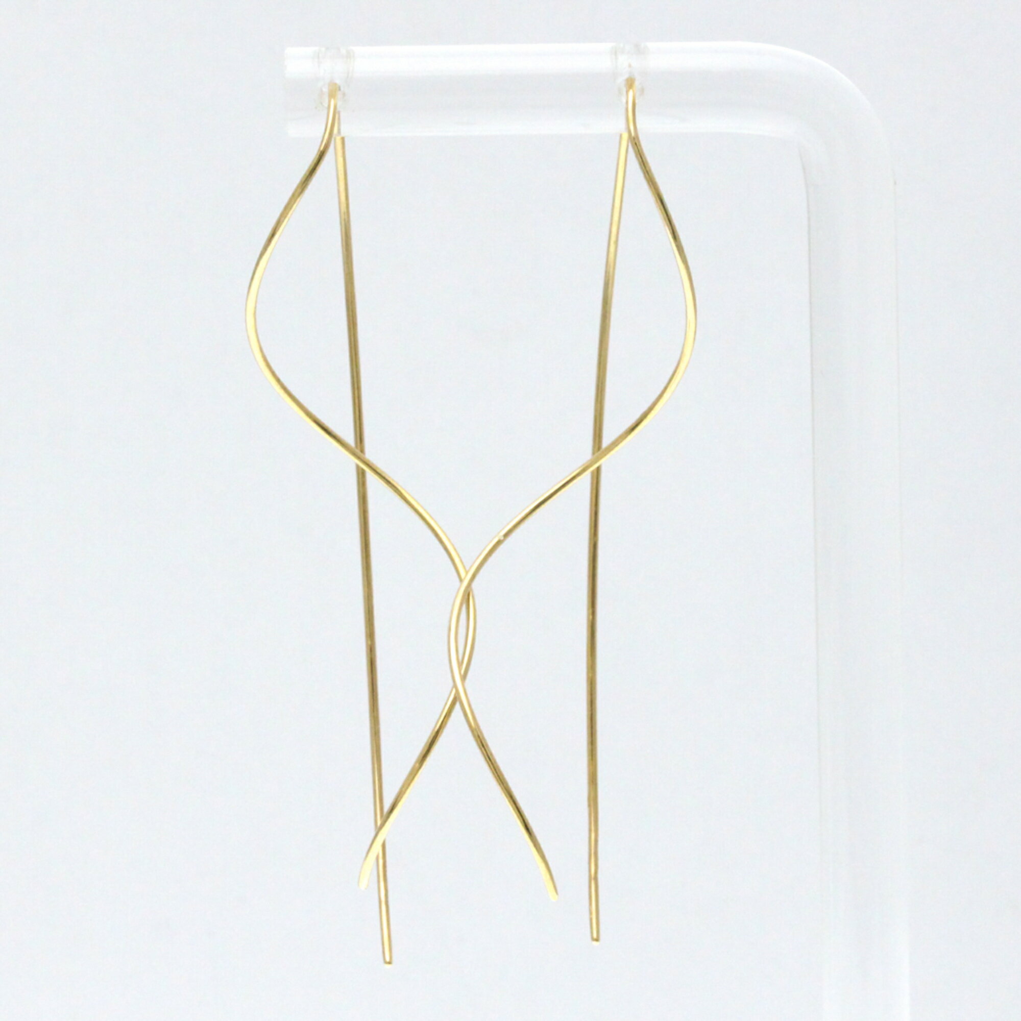 アガット(Agete) 無し K10YG（イエローゴールド） ドロップピアス ゴールド【中古】