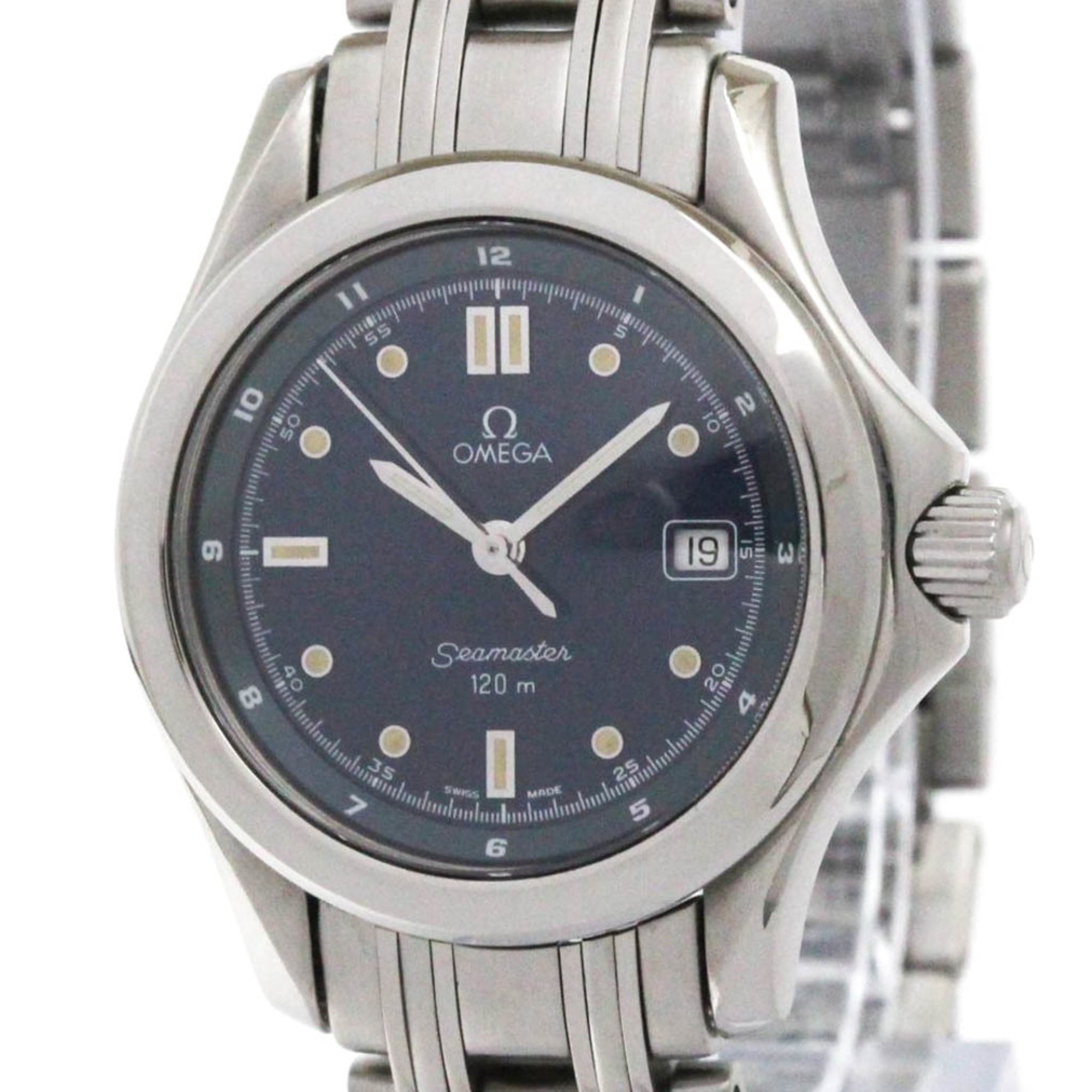 CARTIER - オメガ (OMEGA) シーマスター 120M ステンレススチール クォーツ レディース 時計 2571.80 (外装仕上げ済み)【中古】