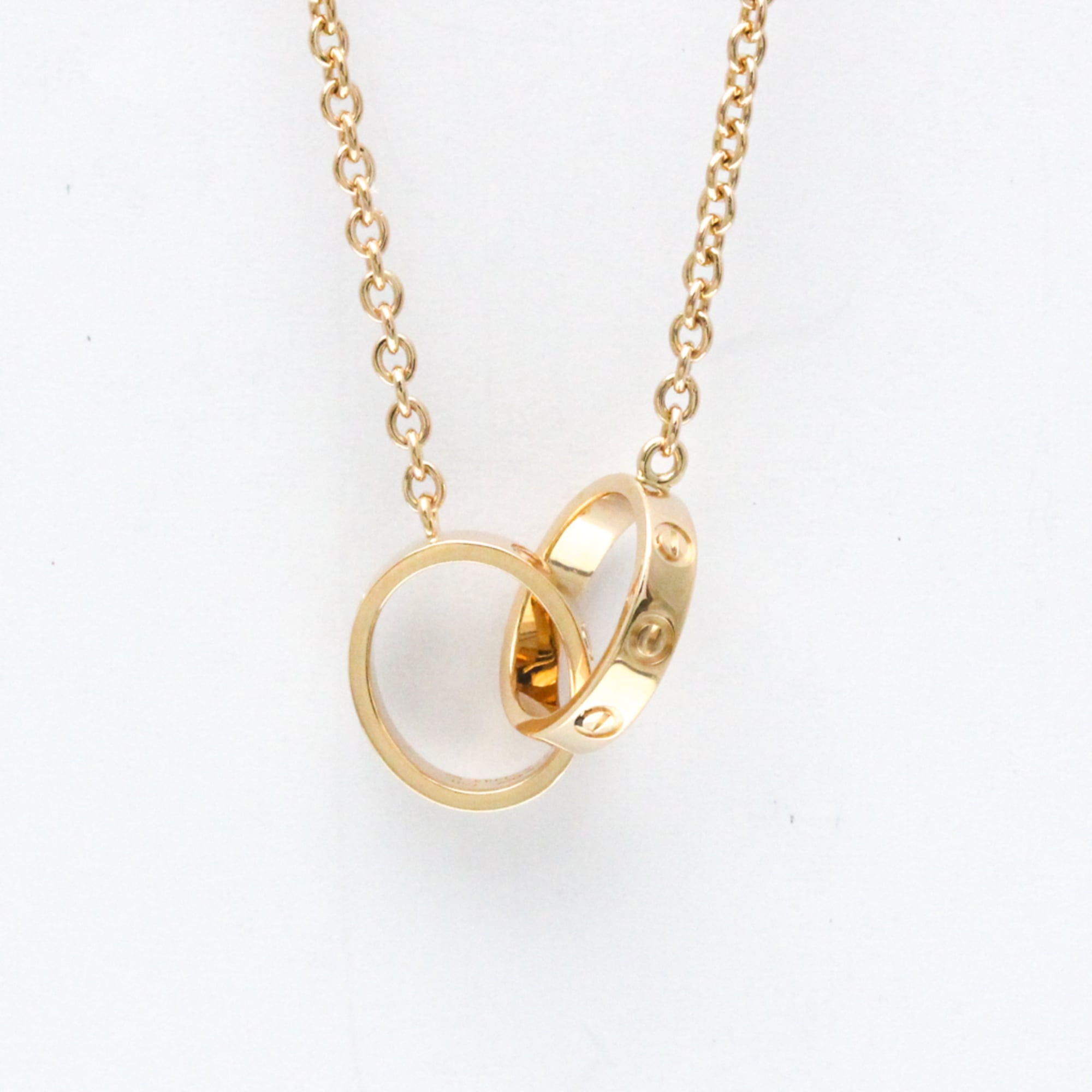 カルティエ(Cartier) K18ピンクゴールド(K18PG) 無し メンズ,レディース ファッション ペンダントネックレス (ピンクゴールド(PG)) ベビーラブ ネックレス【中古】