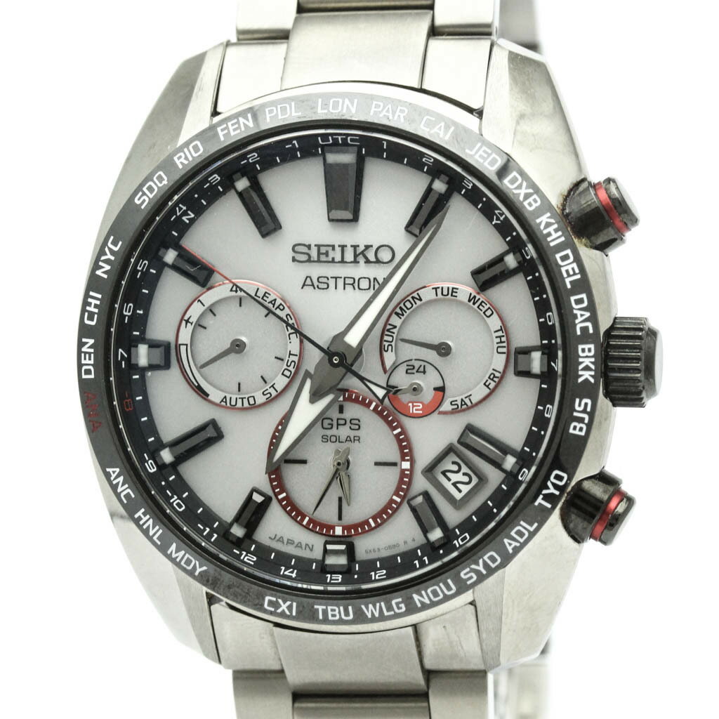 セイコー (SEIKO) アストロン 大谷翔平 限定 ソーラー GPS 電波 メンズ 時計 SBXC081(5X53-0BE0)【中古】