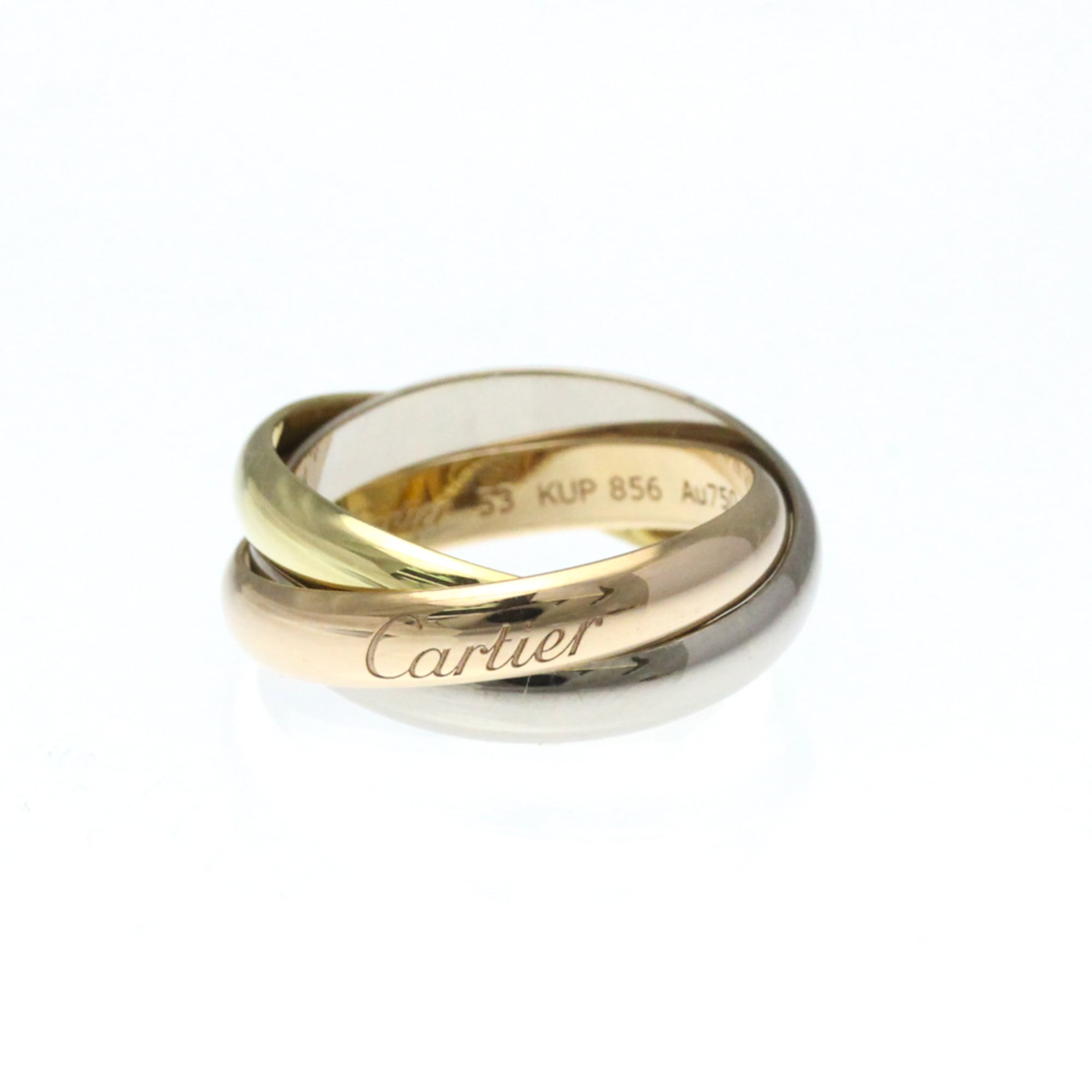 ����ƥ���(Cartier) �ȥ�˥ƥ� K18���������������(K18YG),K18�ԥ󥯥������(K18PG),K18�ۥ磻�ȥ������(K18WG) �ե���...