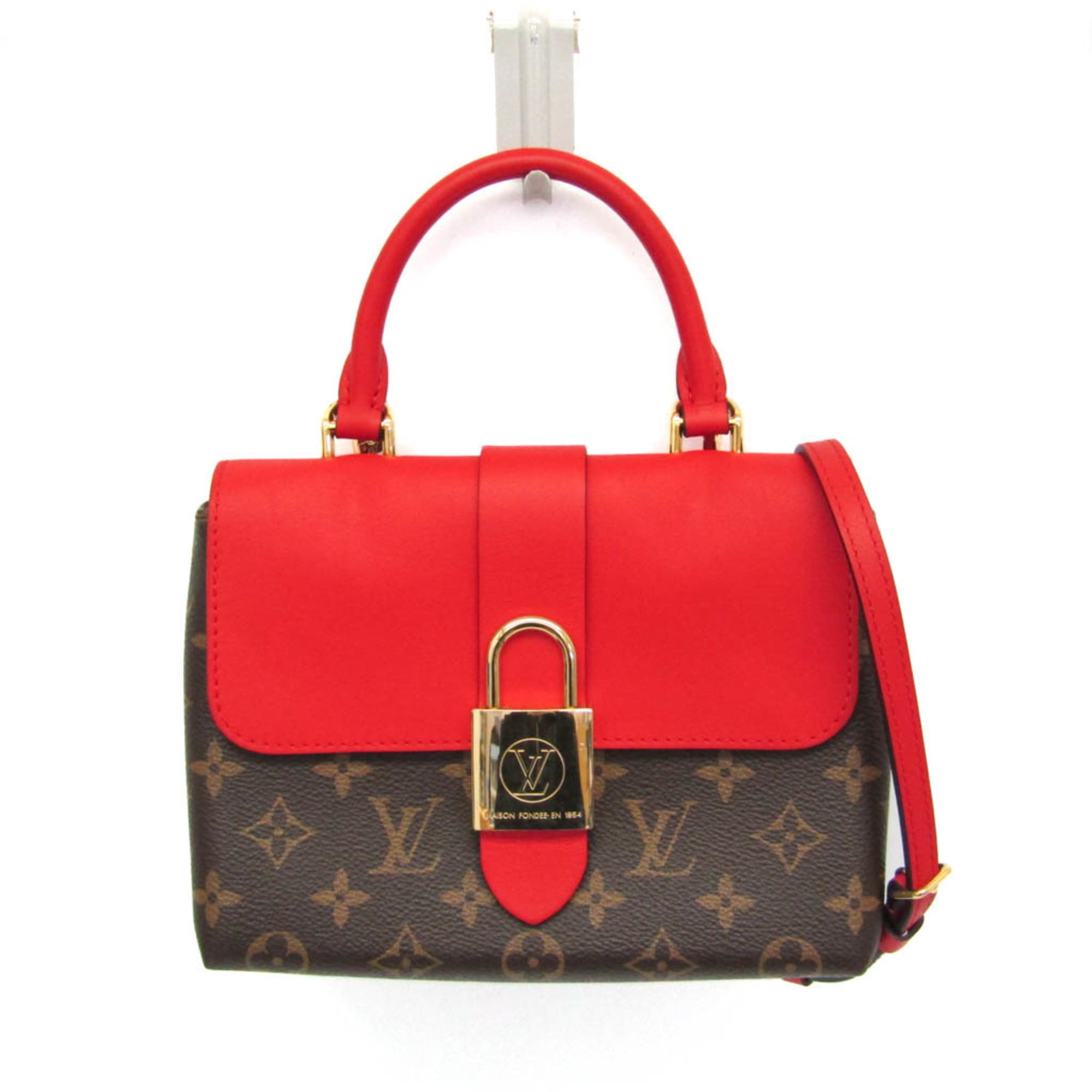 Rakuten - ルイ・ヴィトン(Louis Vuitton) モノグラム ロッキーBB M44322 レディース ハンドバッグ,ショルダーバッグ ブラウン,レッド【中古】