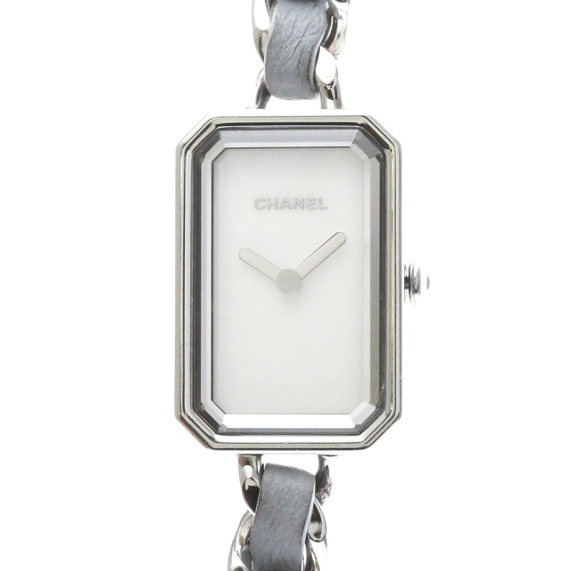 シャネル (CHANEL) プルミエール ロック ステンレススチール レザー クォーツ レディース 時計 H4327 (外装仕上げ済み)【中古】