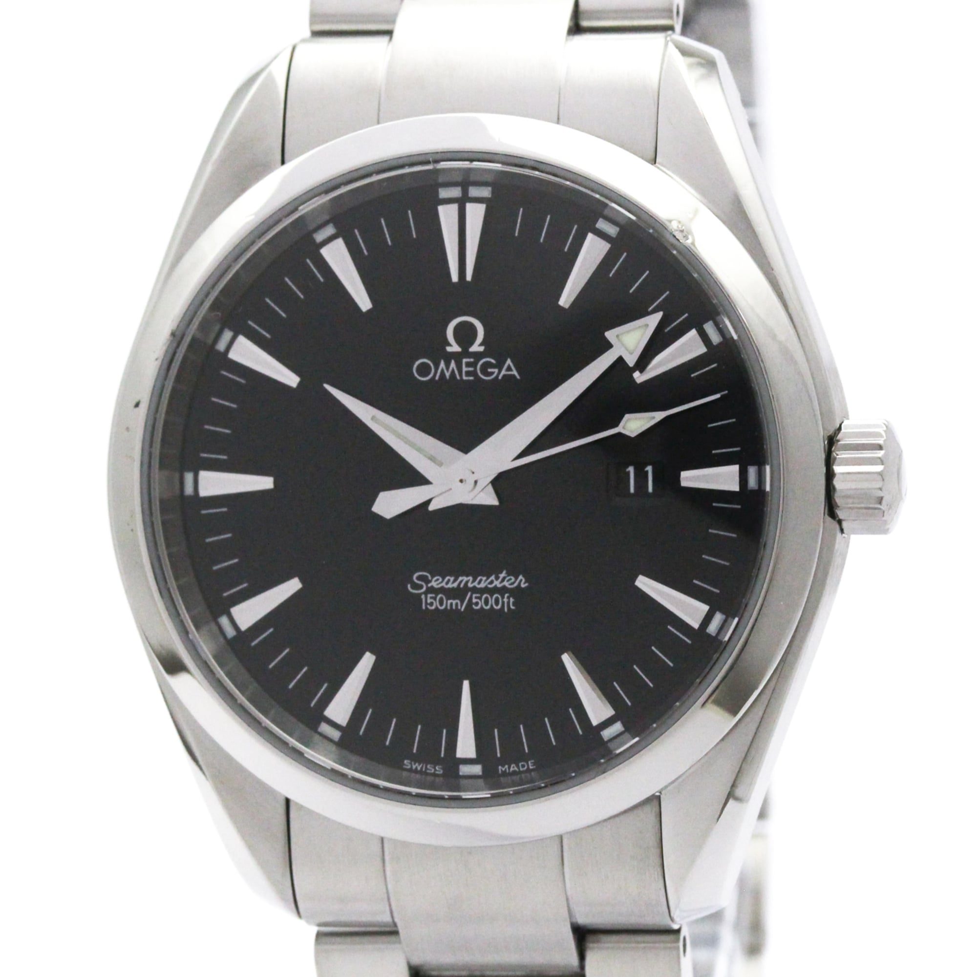 Rakuten - オメガ (OMEGA) シーマスター アクアテラ ステンレススチール クォーツ メンズ 時計 2517.50 (外装仕上げ済み)【中古】