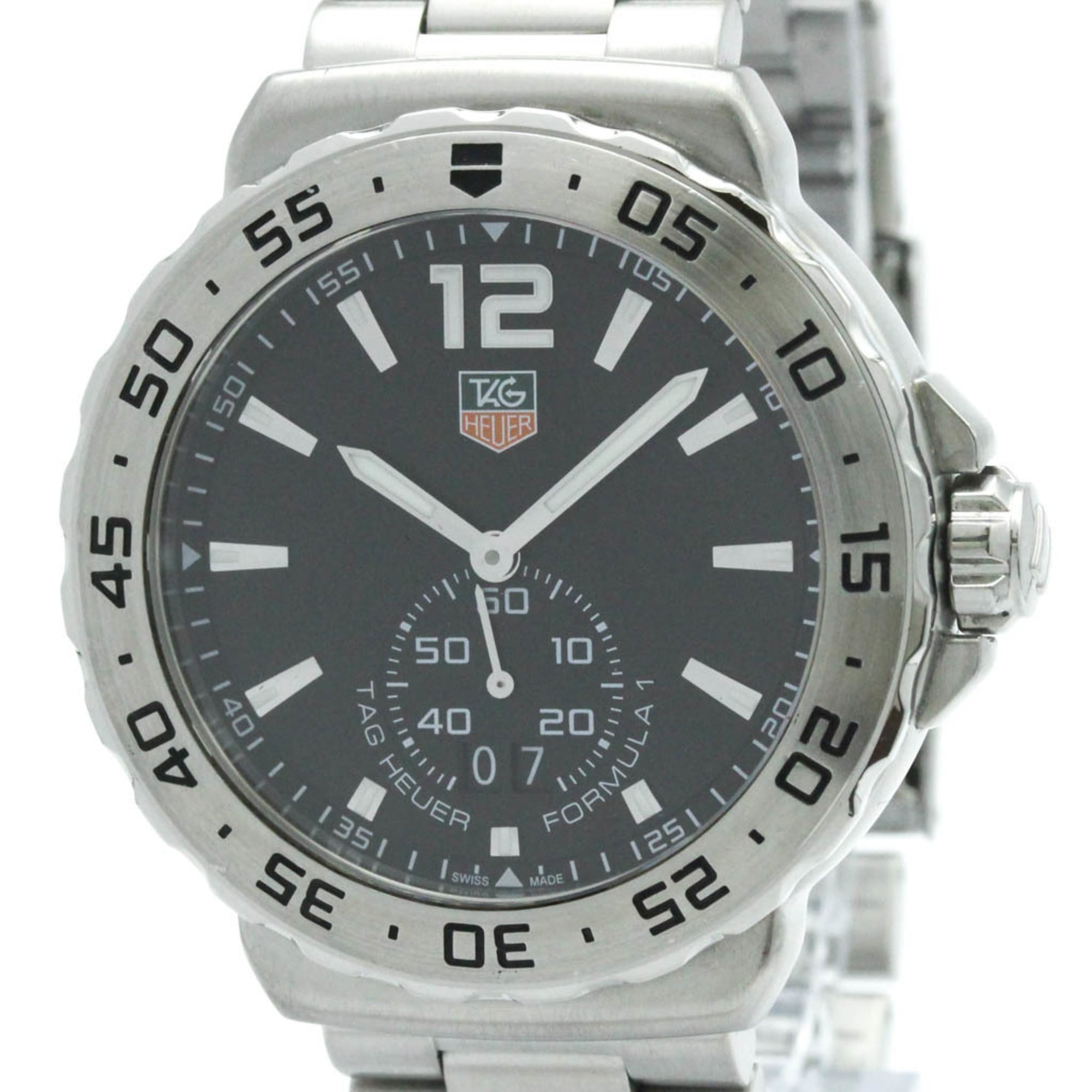 タグホイヤー (TAG HEUER) フォーミュラー1 グランドデイト ステンレススチール クォーツ メンズ 時計 (外装仕上げ済み)【中古】