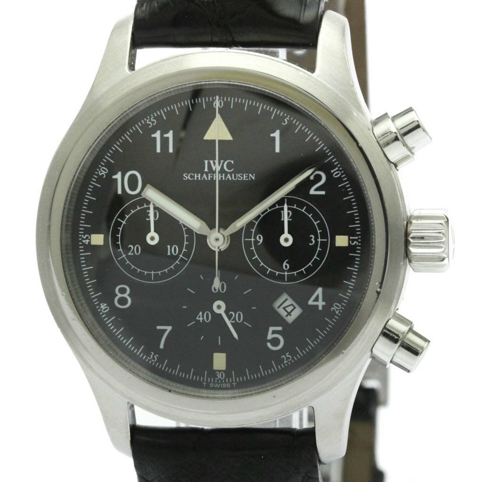 Rakuten - IWC フリーガー クォーツ ステンレススチール(SS) メンズ ドレス/フォーマル IW374101【中古】