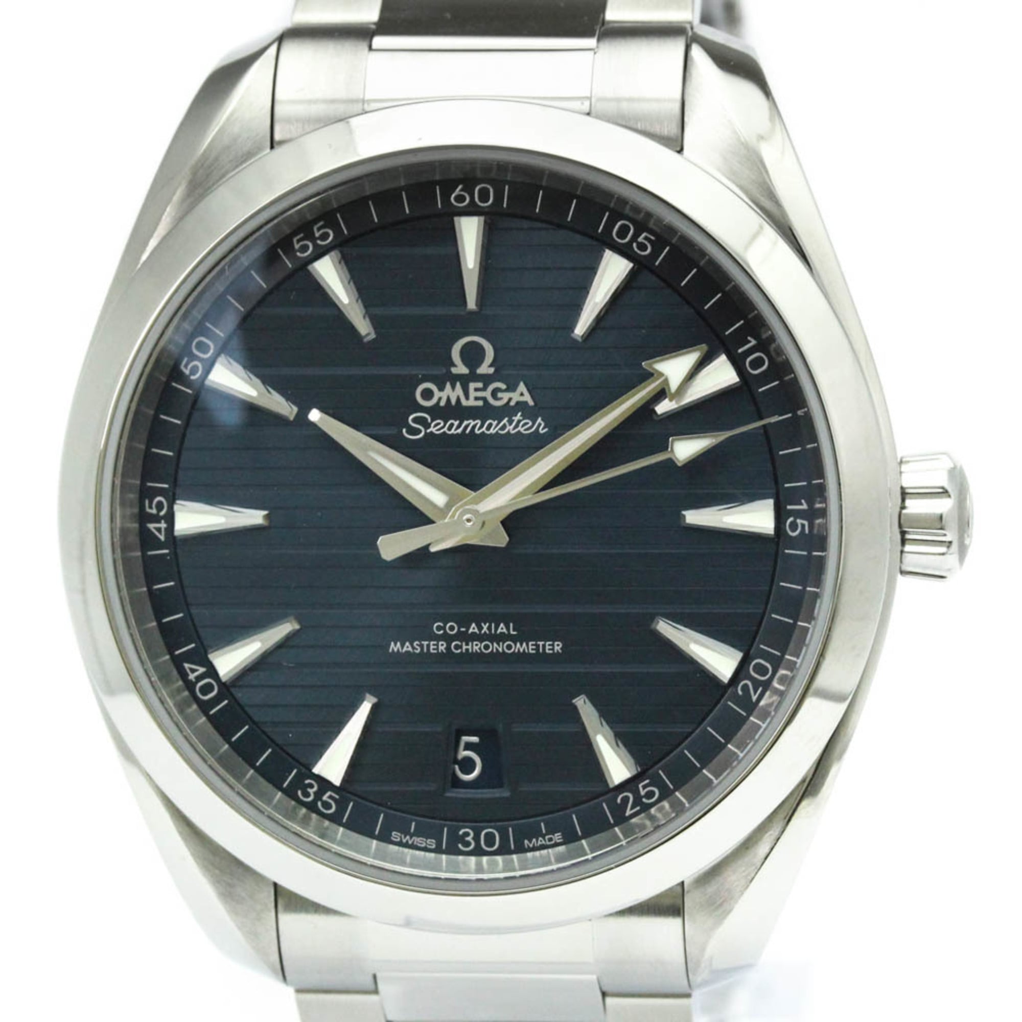 Sea Master - オメガ (OMEGA) シーマスター アクアテラ 150M コーアクシャル ステンレススチール 自動巻き メンズ 時計 220.10.41.21.03.004 (外装仕上げ済み)【中古】