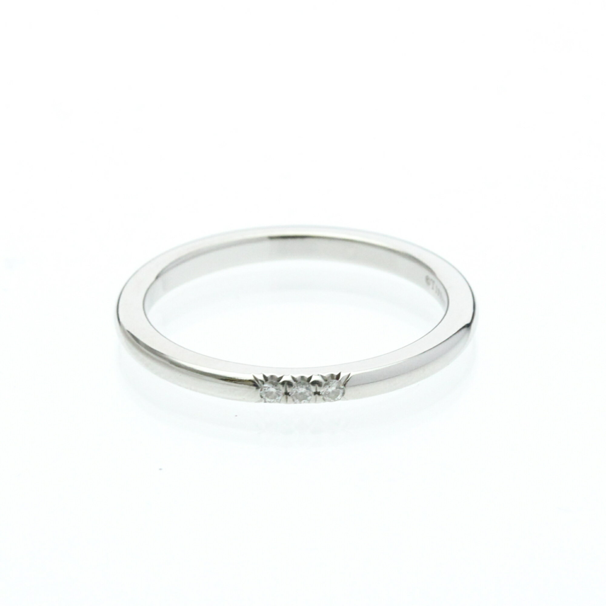 ティファニー(Tiffany) フォーエバーリング 3P ダイヤモンド プラチナ ファッション ダイヤモンド バンドリング シルバー【中古】