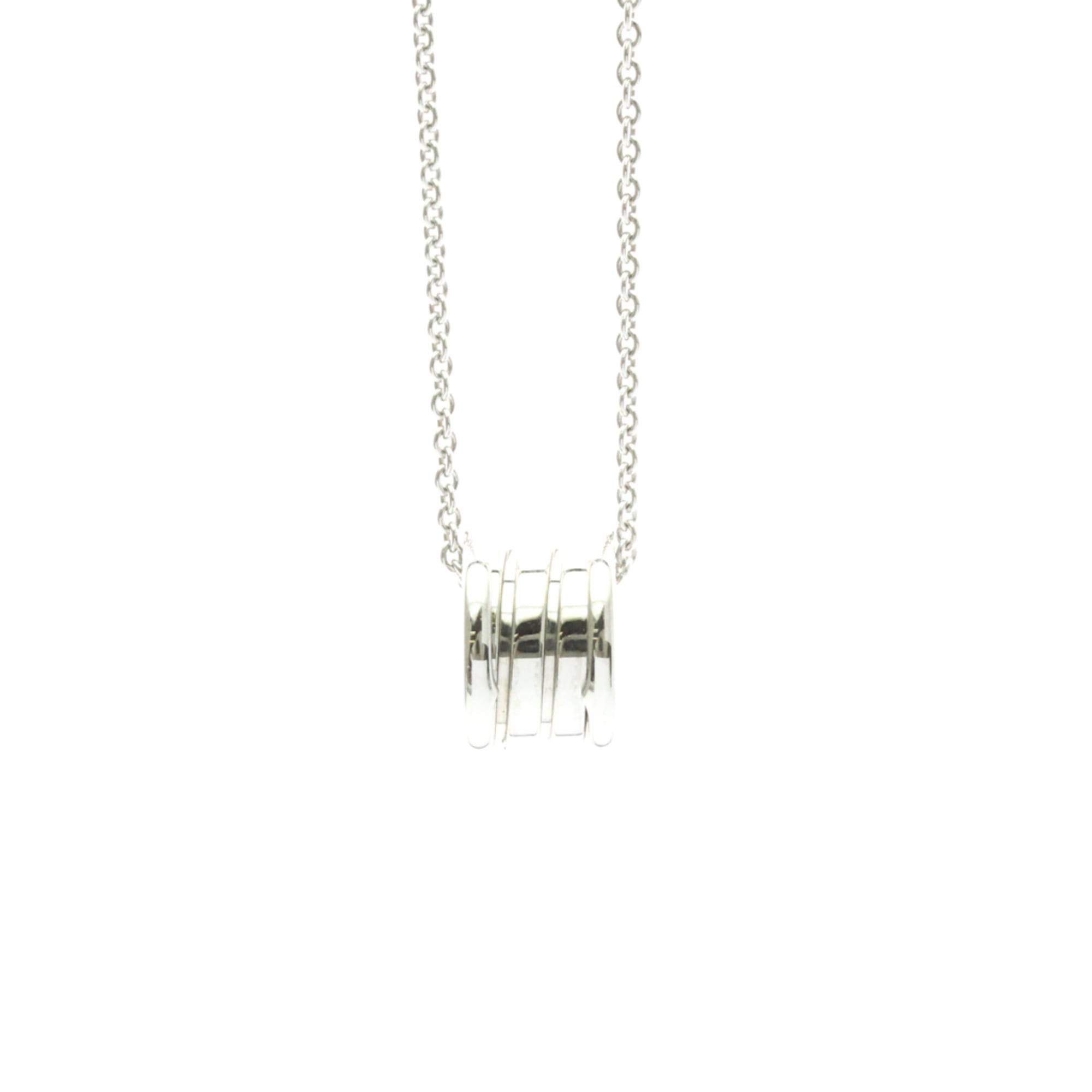 Bvlgari (Bvlgari) K18 White Gold (K18WG) Necklace (Silver) - Men's/Women's Fashion Necklace [Used]