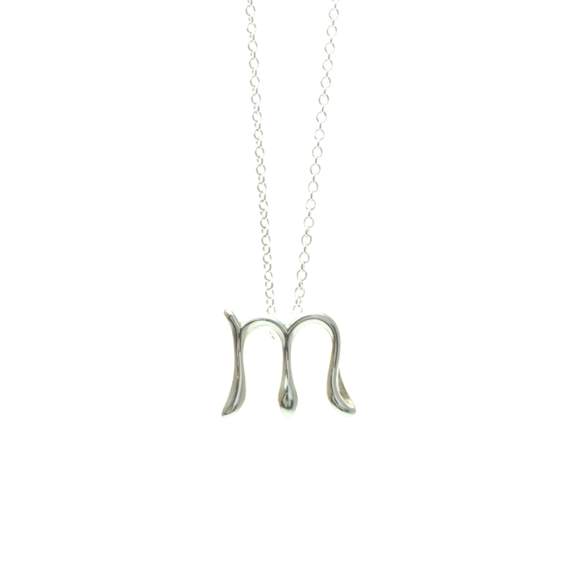 ティファニー(Tiffany) シルバー925 無し メンズ,レディース ファッション ネックレス (シルバー) レターネックレス シルバー ”M