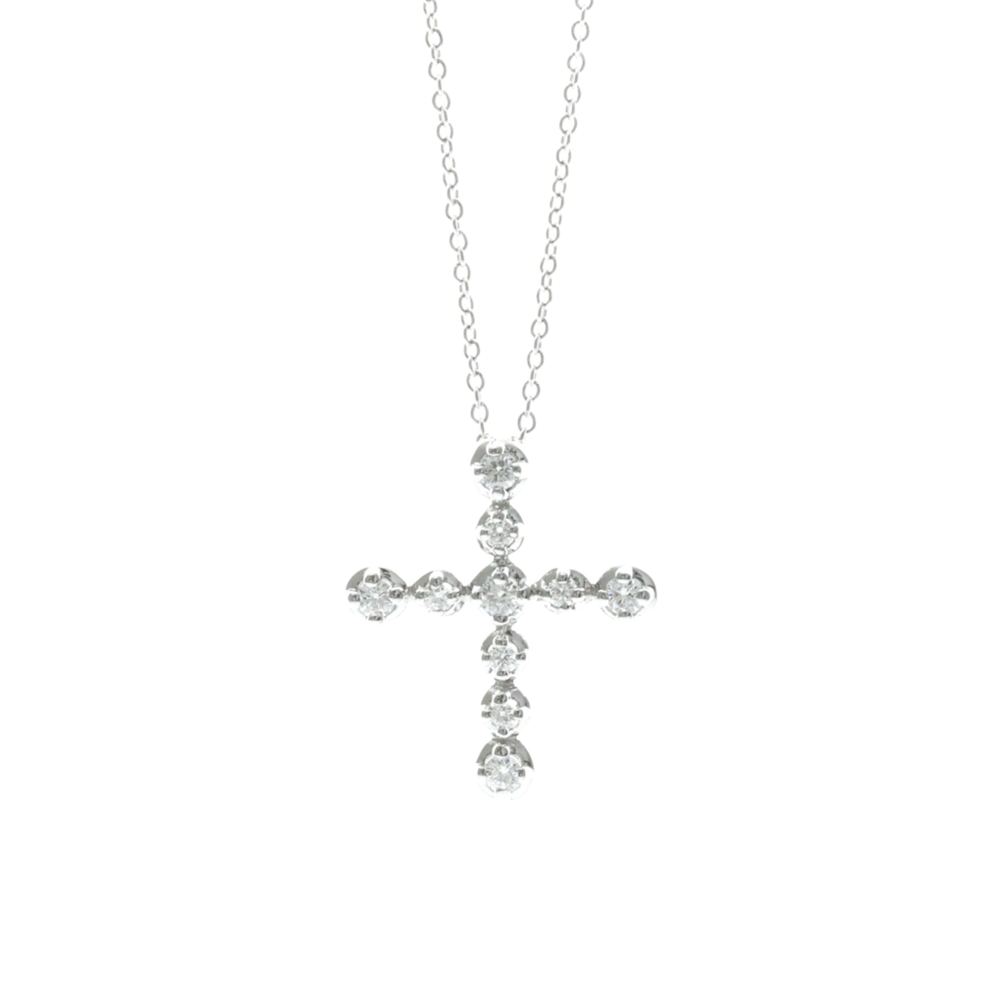 Other - ティファニー(Tiffany) プラチナ ダイヤモンド レディース,メンズ ファッション ネックレス (シルバー) テンダネス ダイヤモンド ネックレス【中古】