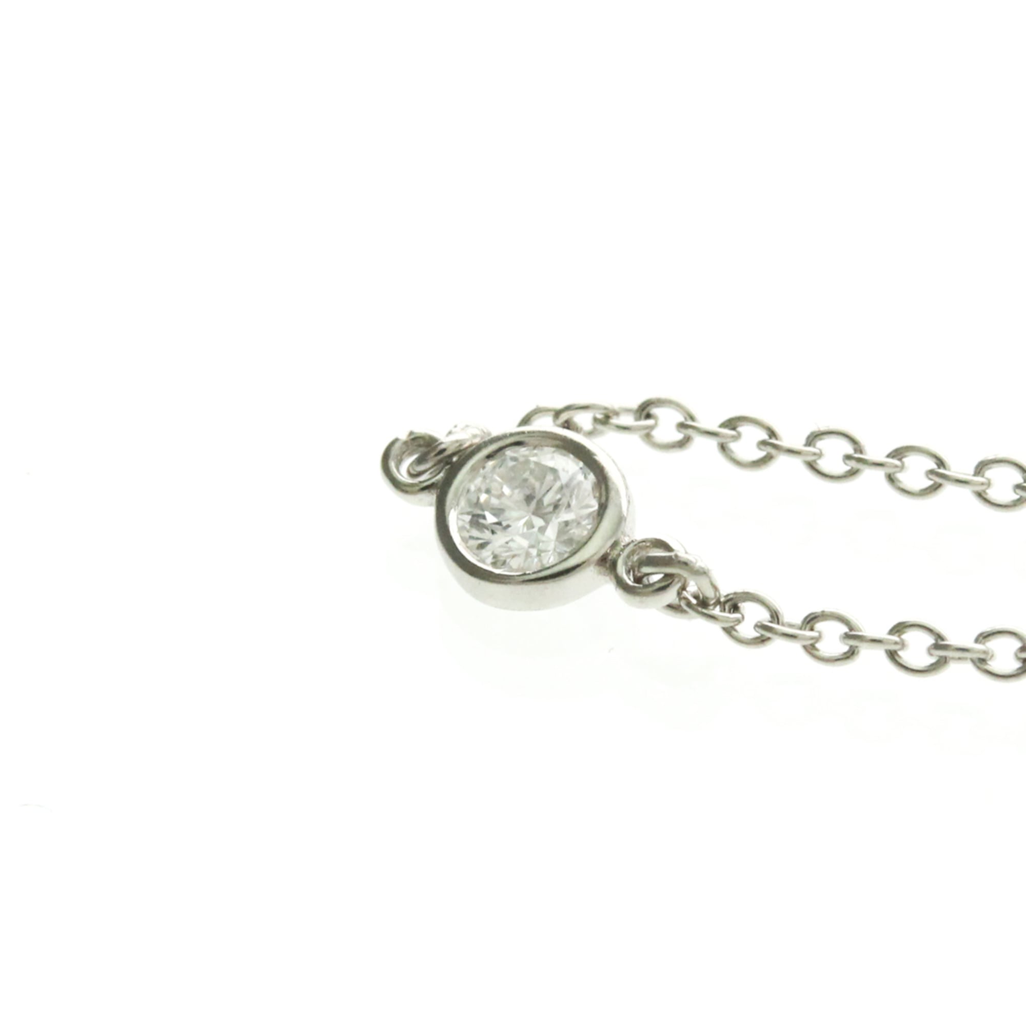 ティファニー(Tiffany) プラチナ ダイヤモンド レディース,メンズ ファッション ネックレス (シルバー) ダイヤモンド バイザヤード スプリンクル ネックレス【中古】 3