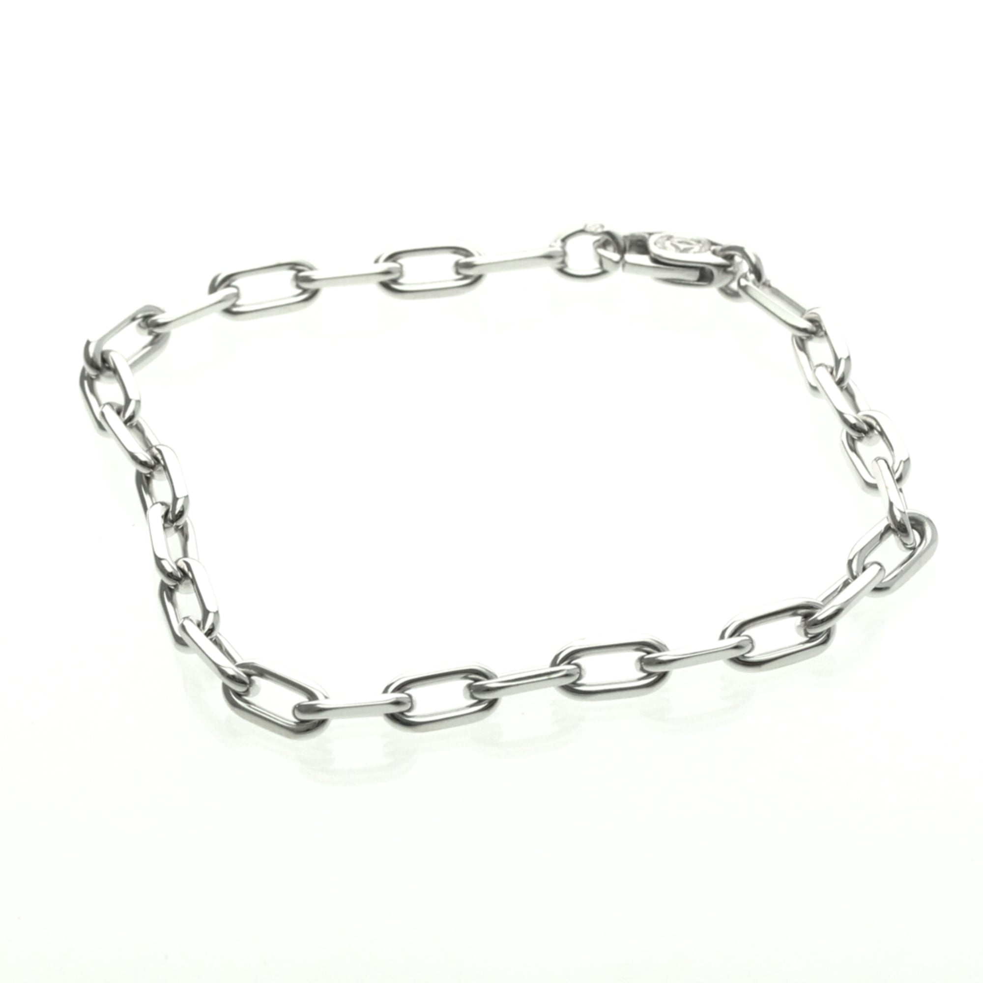 カルティエ(Cartier) スパルタカス ブレスレット K18ホワイトゴールド(K18WG) 無し チャームブレスレット シルバー【中古】