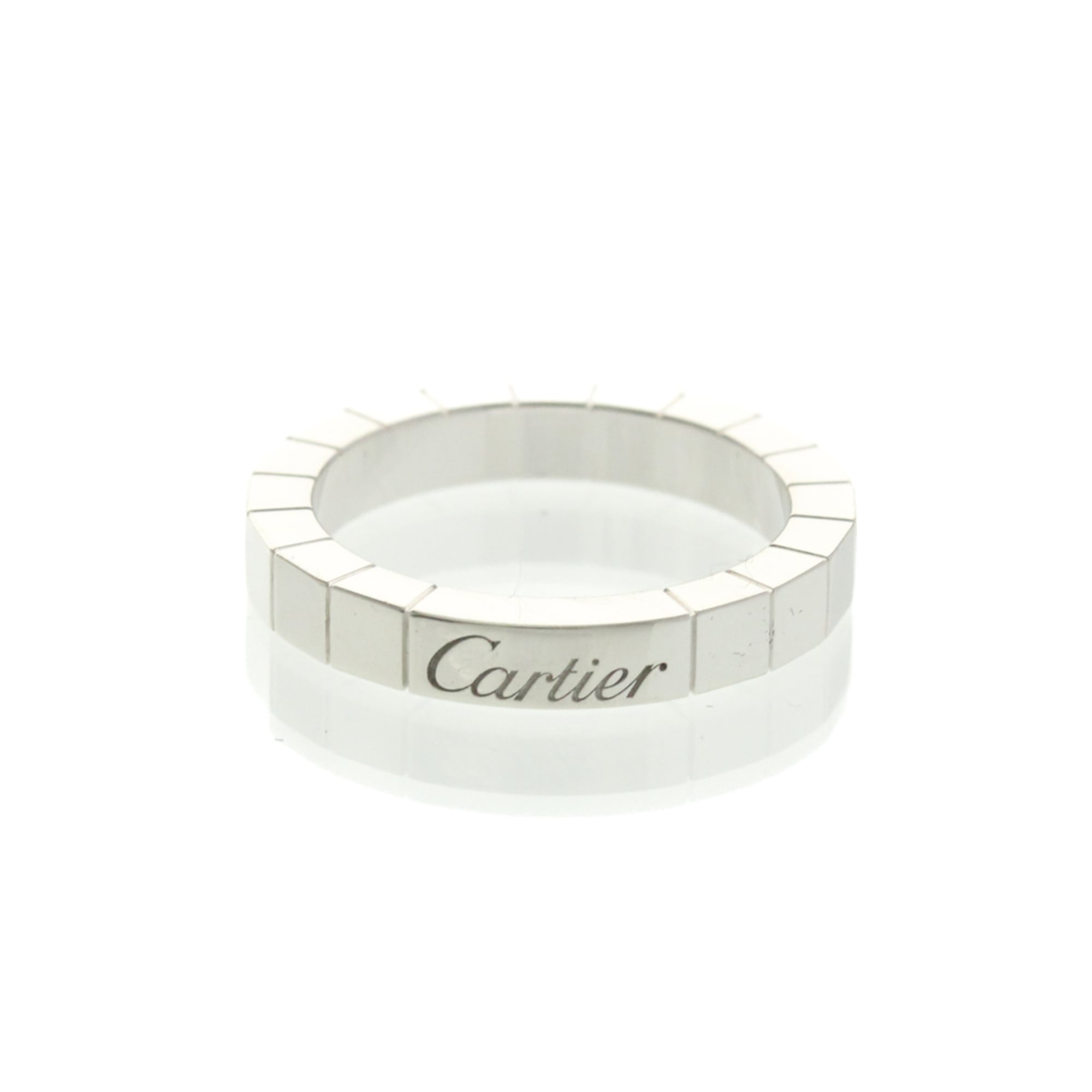 カルティエ(Cartier) ラニエール プラチナ ファッション 無し バンドリング シルバー【中古】