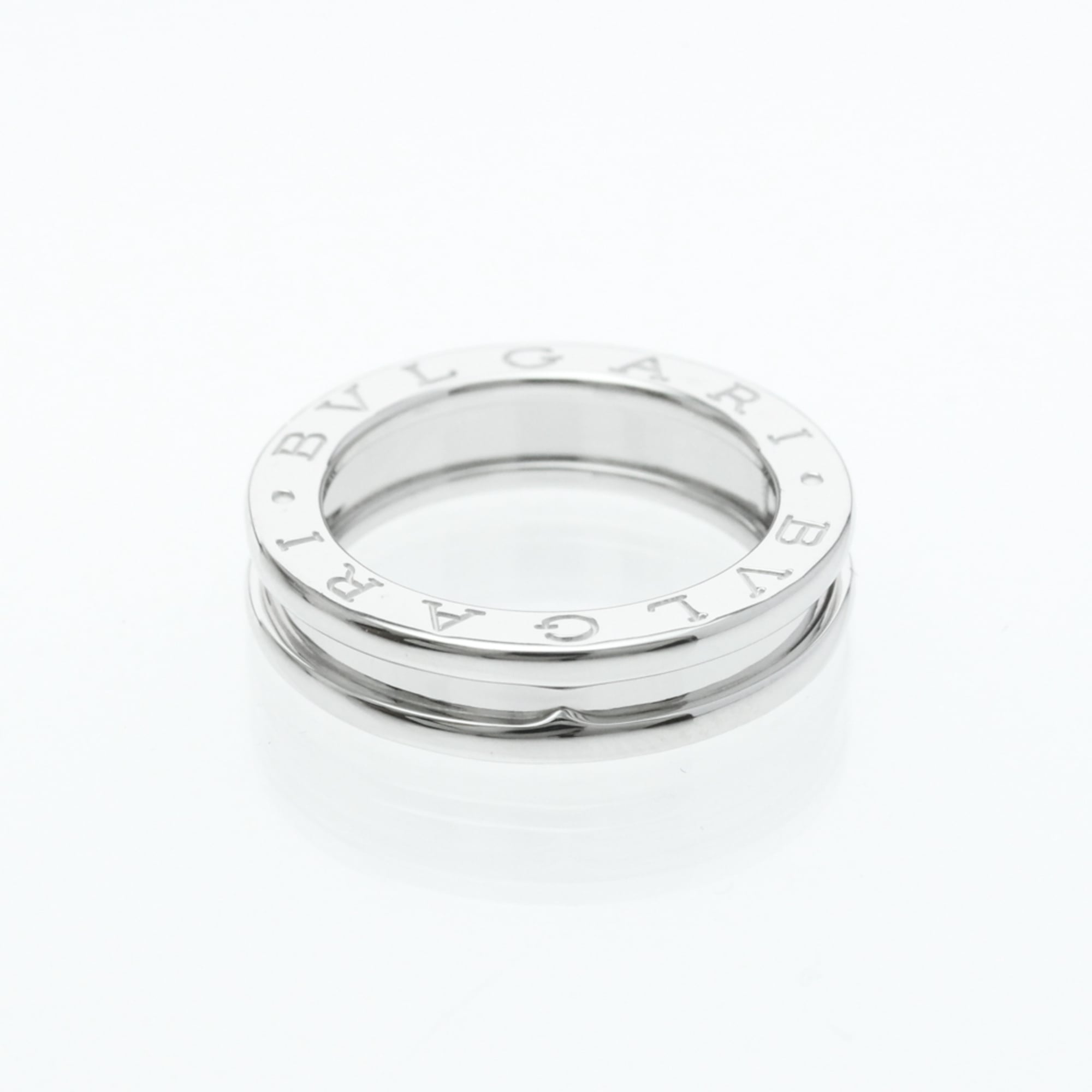 Rakuten - ブルガリ(Bvlgari) ビーゼロワン K18ホワイトゴールド(K18WG) ファッション 無し リング シルバー【中古】
