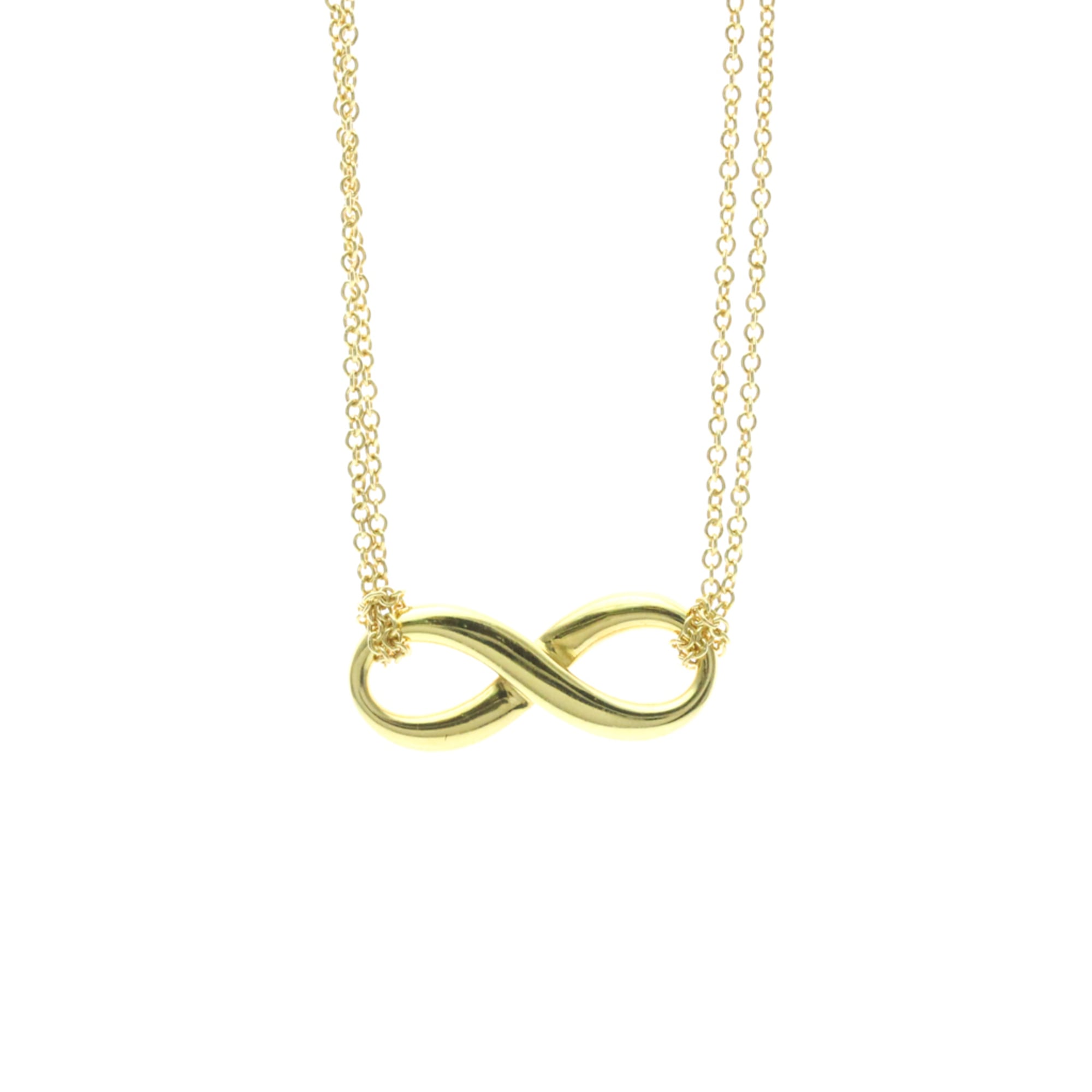 Tiffany & Co. Tiffany Infinity K18 Yellow Gold (K18YG) Necklace (Gold) - Men's/Women's Fashion Necklace (Pre-owned)