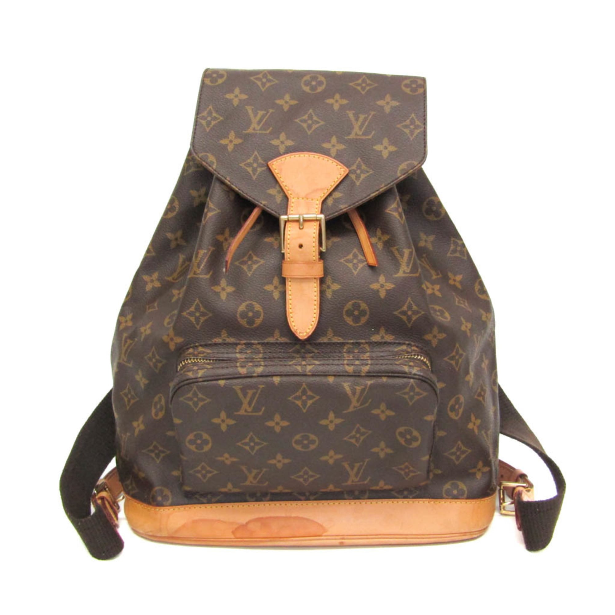Rakuten - ルイ・ヴィトン(Louis Vuitton) モノグラム モンスリ GM M51135 レディース リュックサック ブラウン【中古】