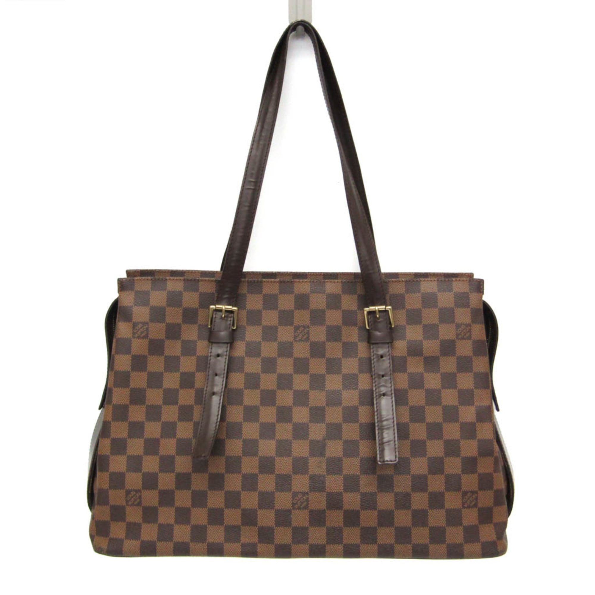 ルイ・ヴィトン(Louis Vuitton) ダミエ チェルシー N51119 レディース ショルダーバッグ ブラウン,エベヌ【中古】