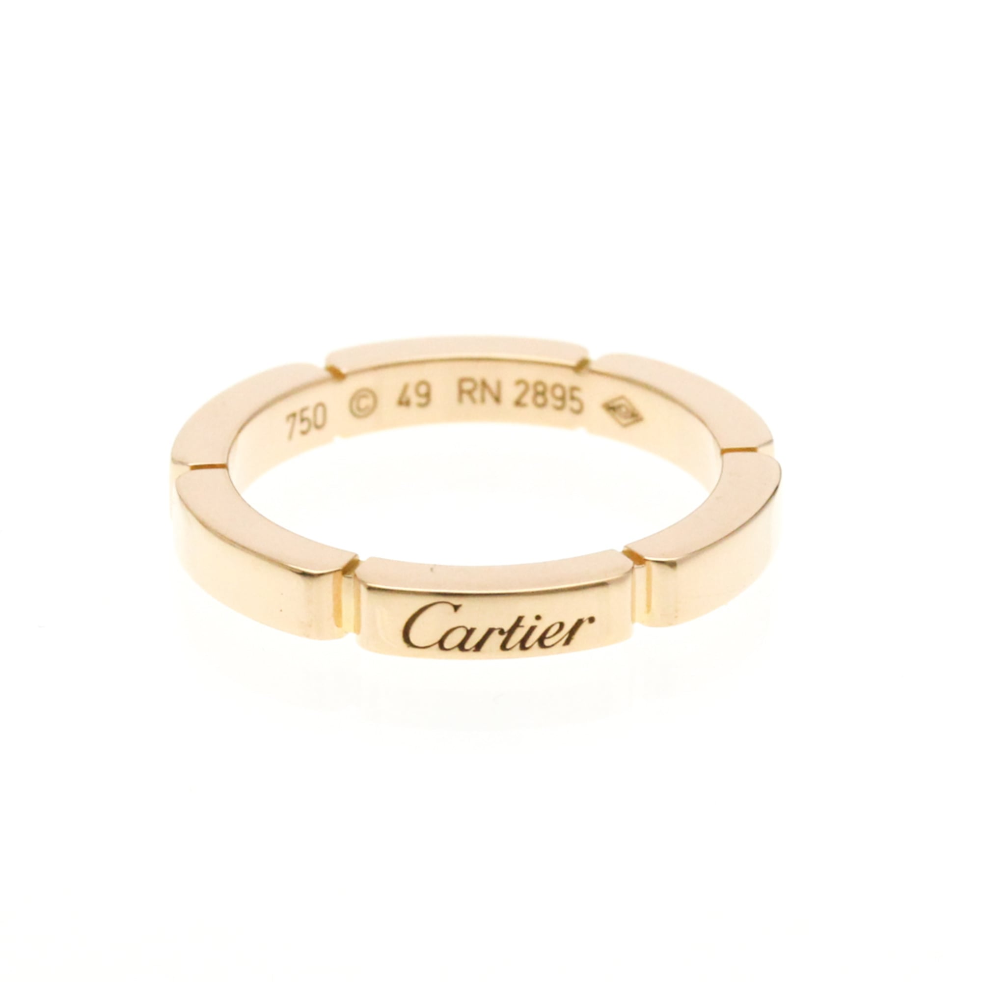 カルティエ(Cartier) マイヨンパンテール リング K18ピンクゴールド(K18PG) ファッション 無し バンドリング ピンクゴールド(PG)【中古】