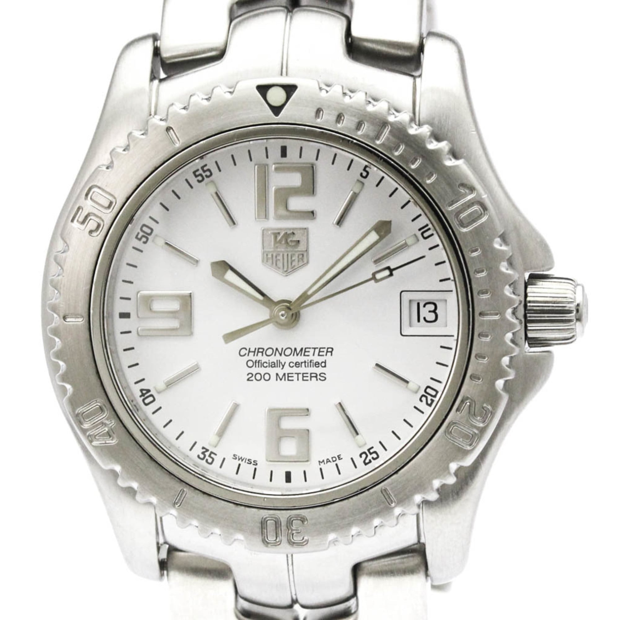 タグホイヤー (TAG HEUER) リンク デイト ステンレススチール 自動巻き メンズ 時計 WT5211 (外装仕上げ済み)【中古】