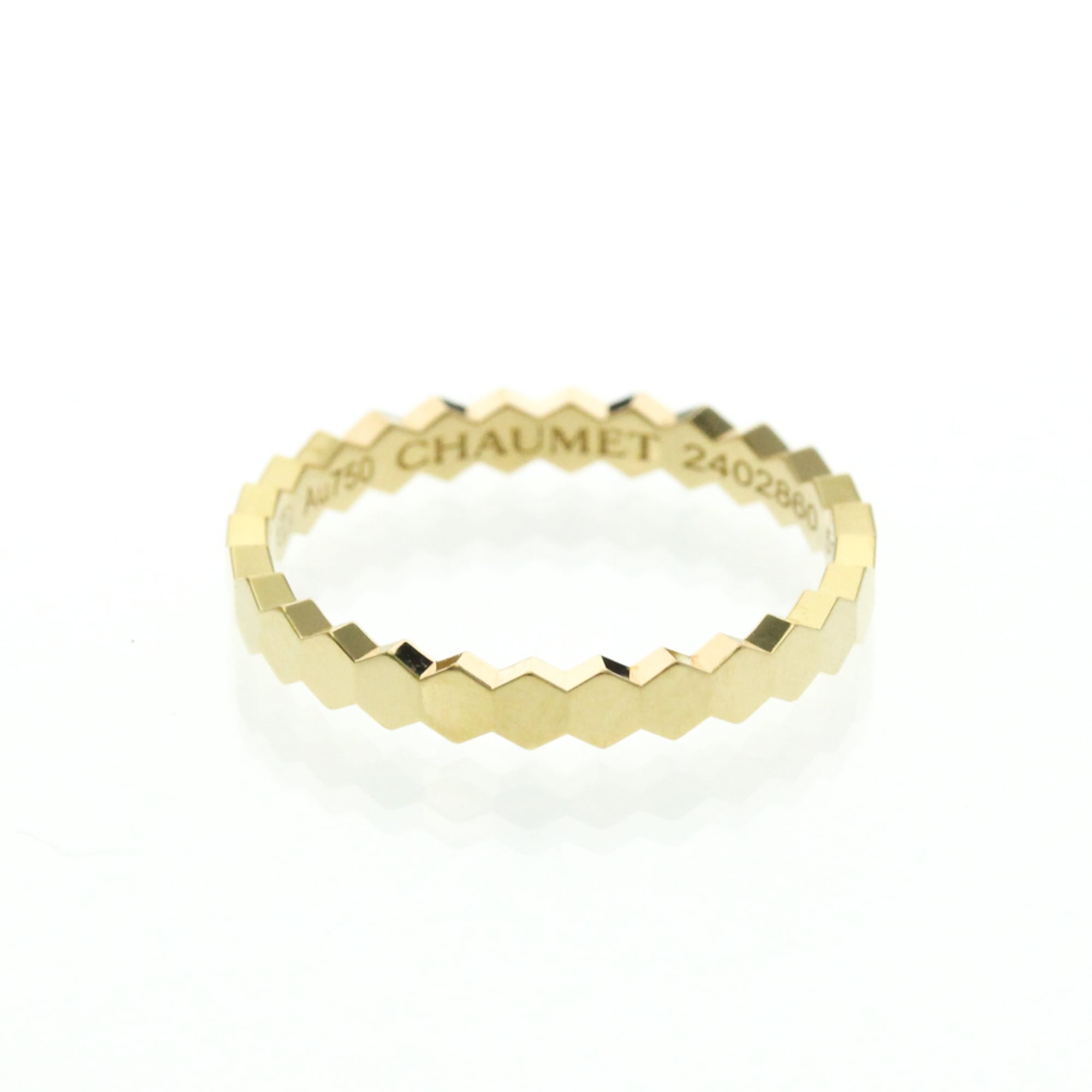 ショーメ(Chaumet) ビーマイラブ リング K18イエローゴールド(K18YG) ファッション 無し バンドリング ゴールド【中古】